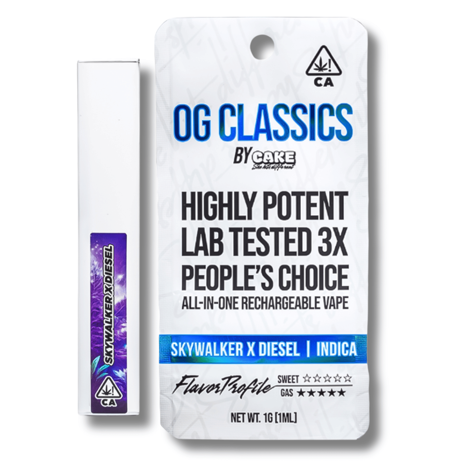 Skywalker x Diesel 'Classics' 1g AIO - Cake -  - $18 - Vapes