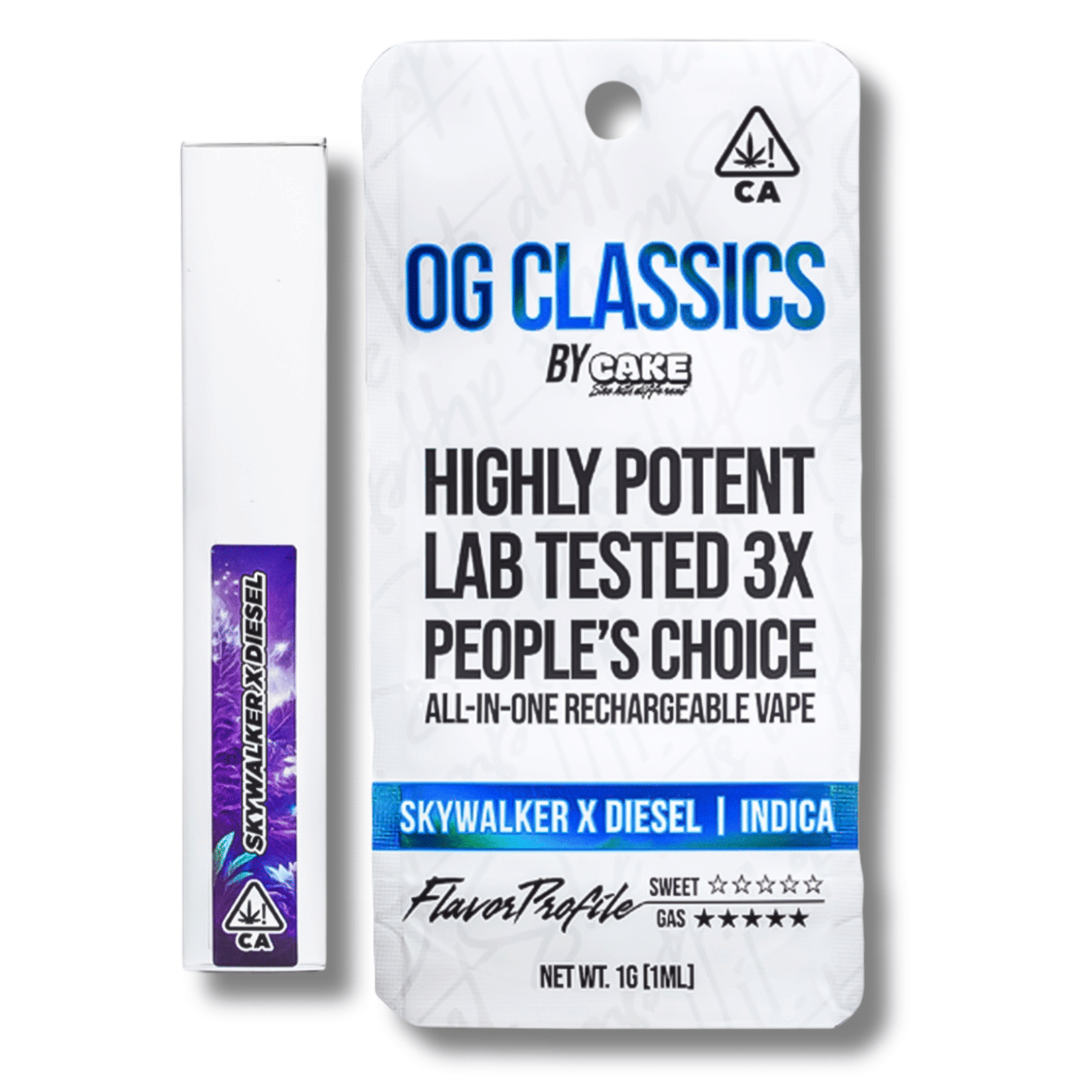 Skywalker x Diesel 'Classics' 1g AIO - Cake - - $18 - Vapes