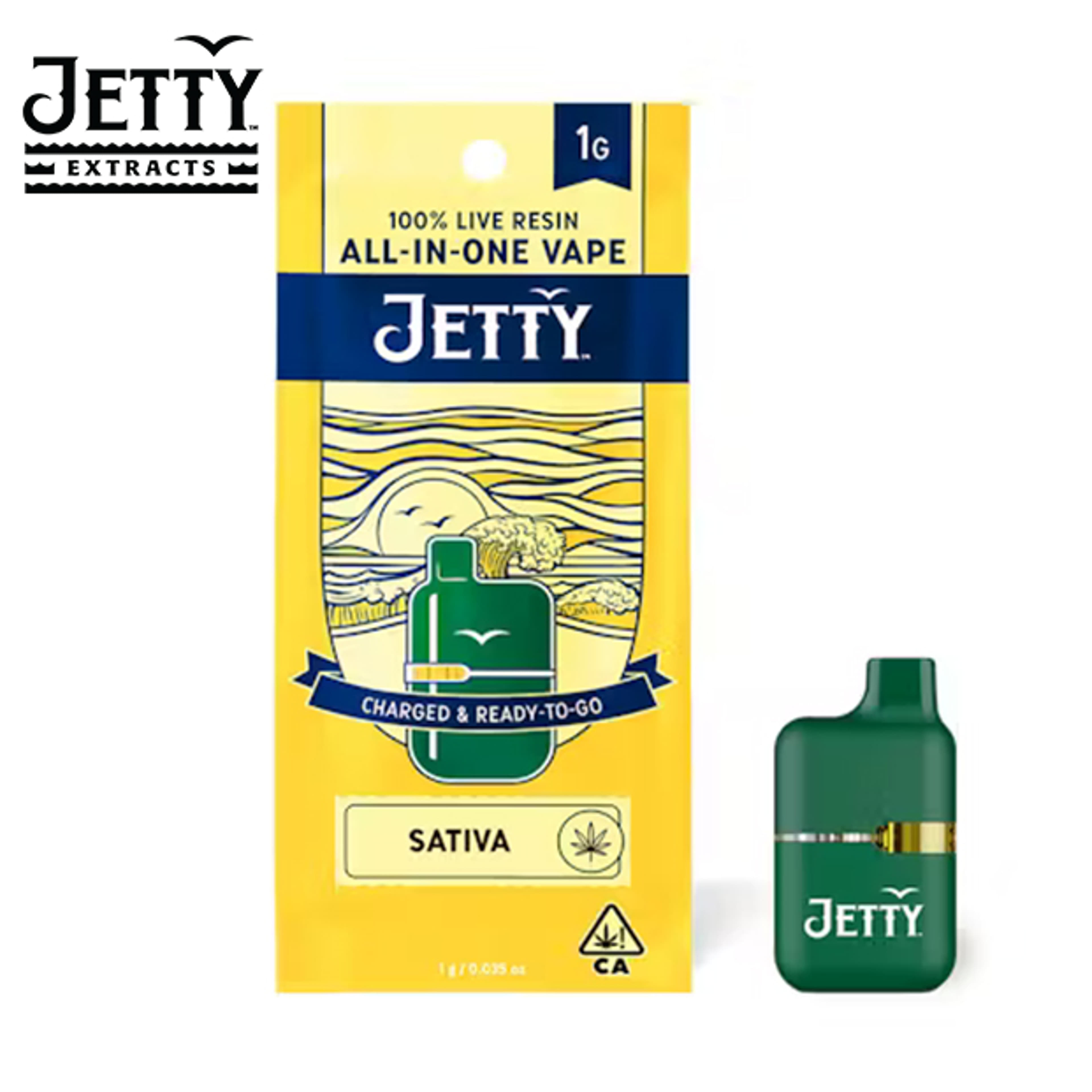 Jetty AIO - Breakfast Banger - Live Resin (All-In-One) - 1g - Jetty Extracts - - $35.99 - Disposable Vape Pens (All In One)