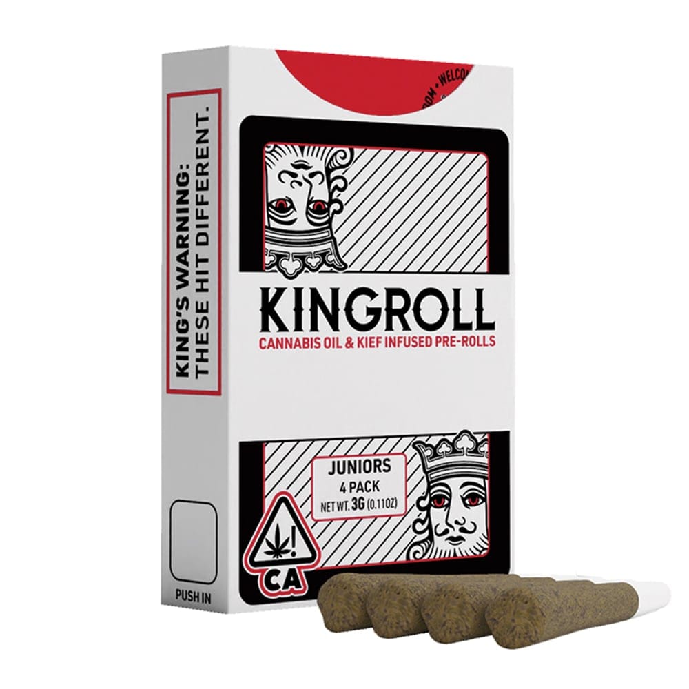 KingRoll JR  .75gx4pk Pack Variety - Indica - Mix #6 - KingRoll -  - $35 - Pre-Rolls