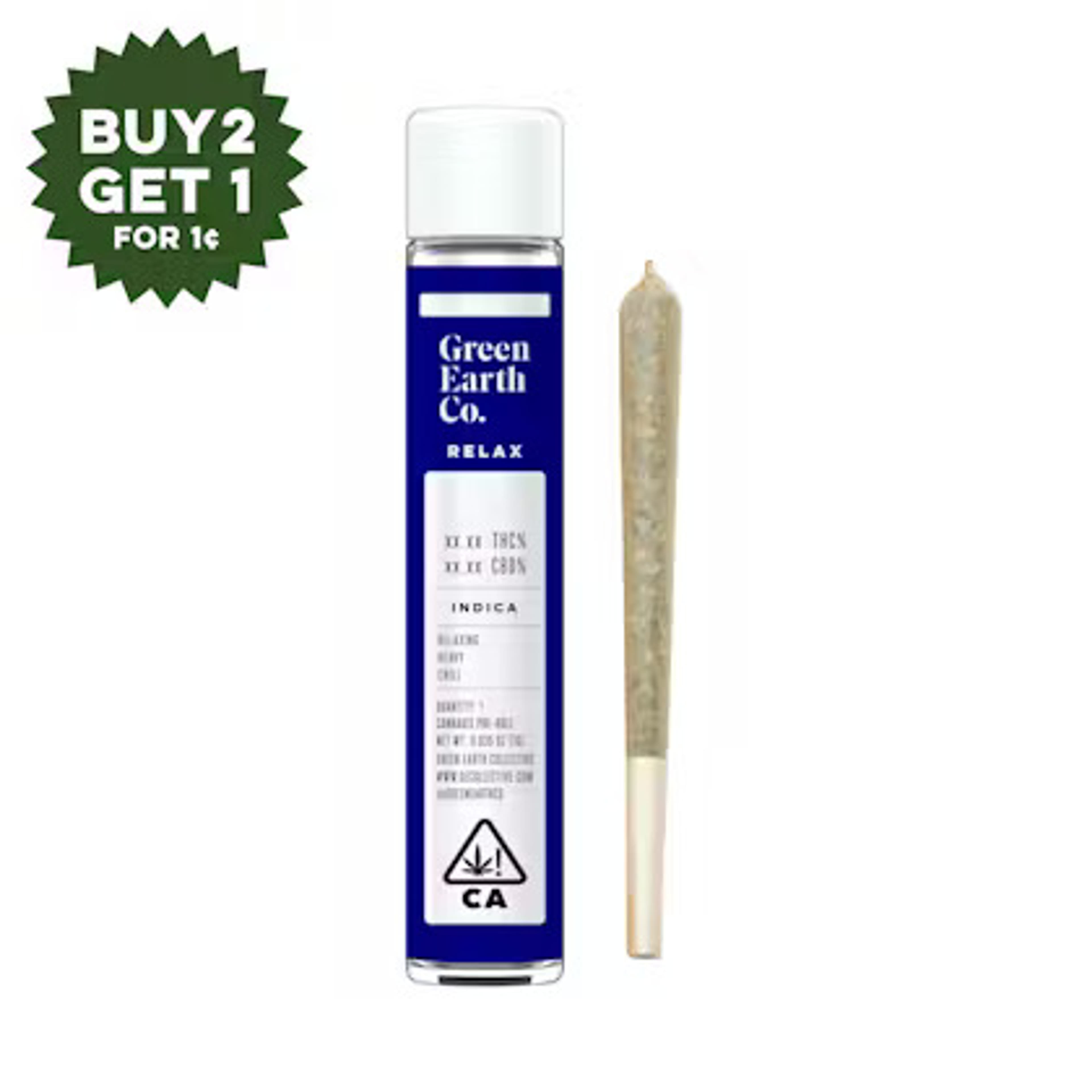 Earth Tube | Mule Fuel - 1g Pre-Roll - - Green Earth Co. - - $6 - Pre-Rolls