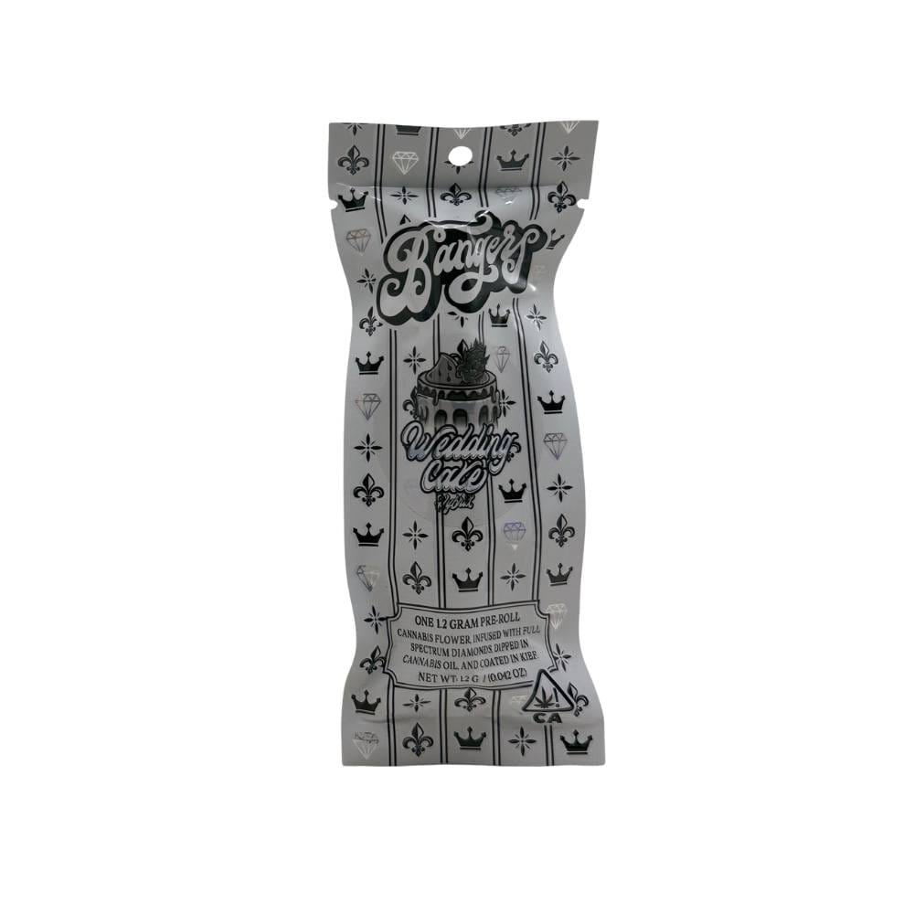 ***Wedding Cake - 1.2g Infused Preroll - Bangers - 1.2g Hybrid Infused Preroll - $16 - Infused Preroll