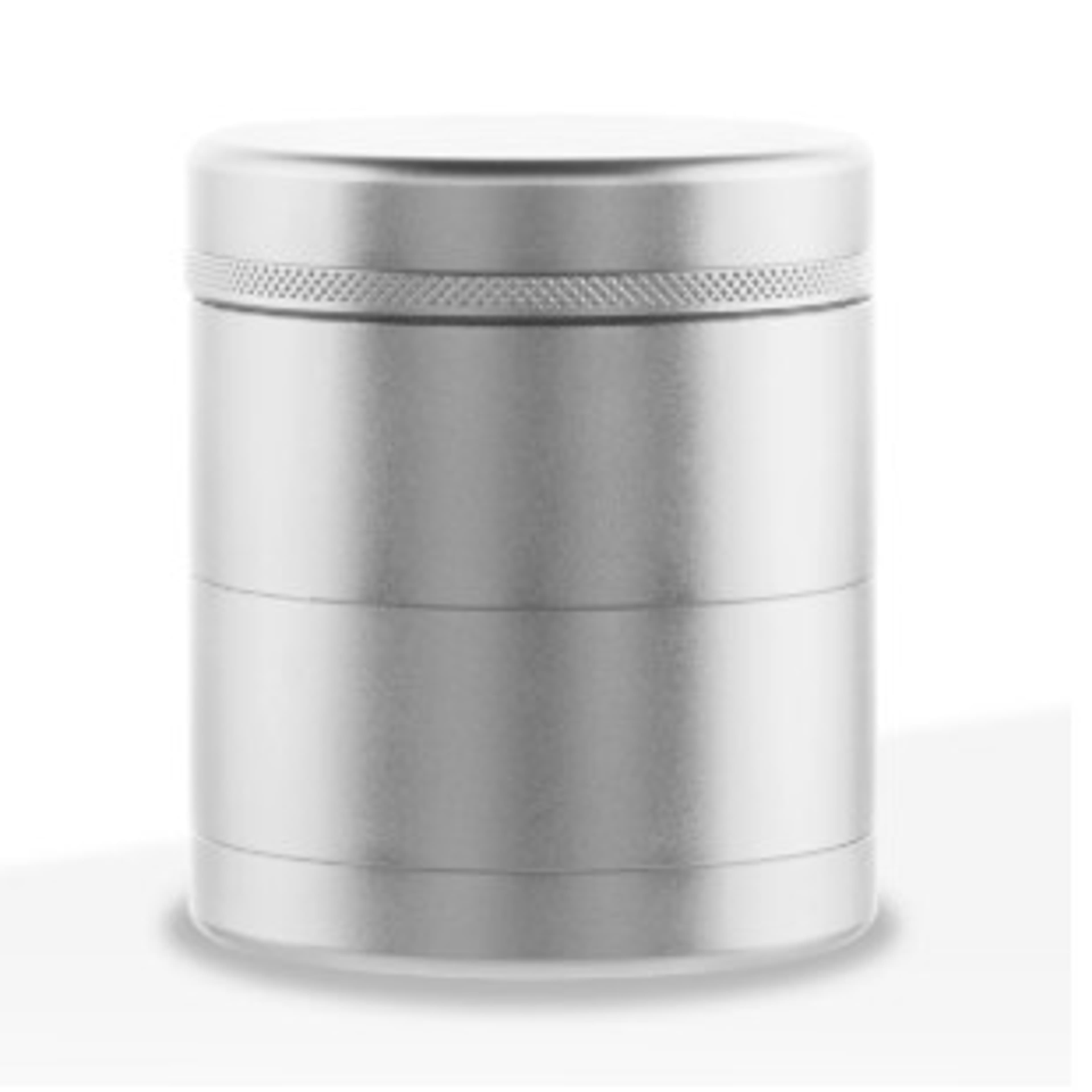 Silver Herb Grinder 4 Piece 2.5" / 63mm - Metal - Biohazard - - $30 - Paraphernalia