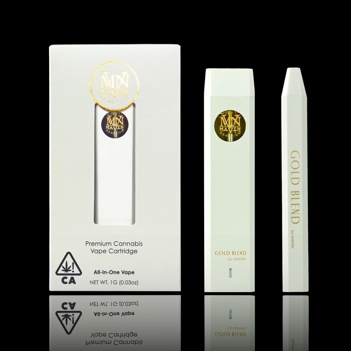 All In One - Chrome Dome Gold Blend - Maven Genetics -  - $30 - Disposable