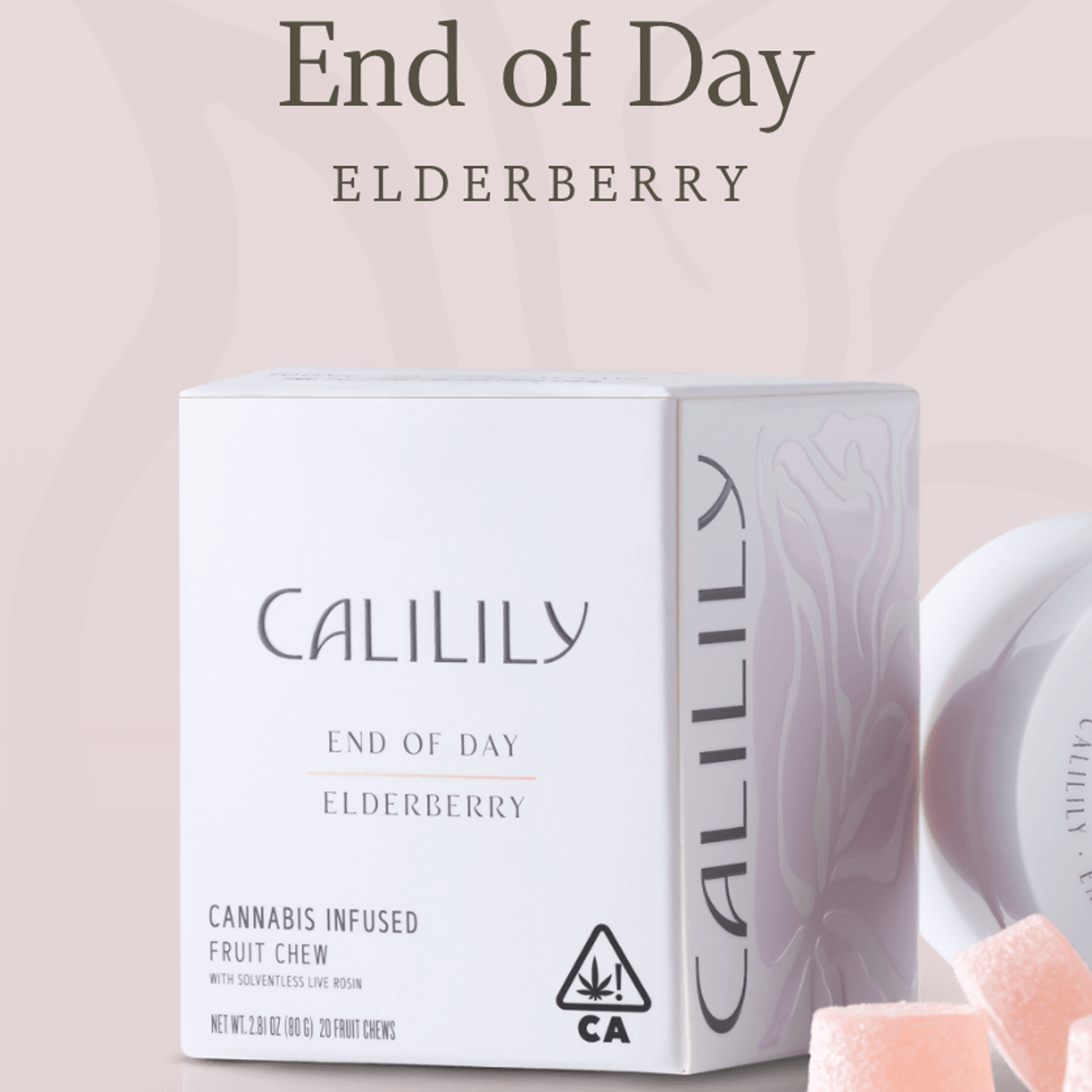 End Of Day Solventless Live Rosin 5mg Gummy - CaliLily - - $25.05 - Edibles