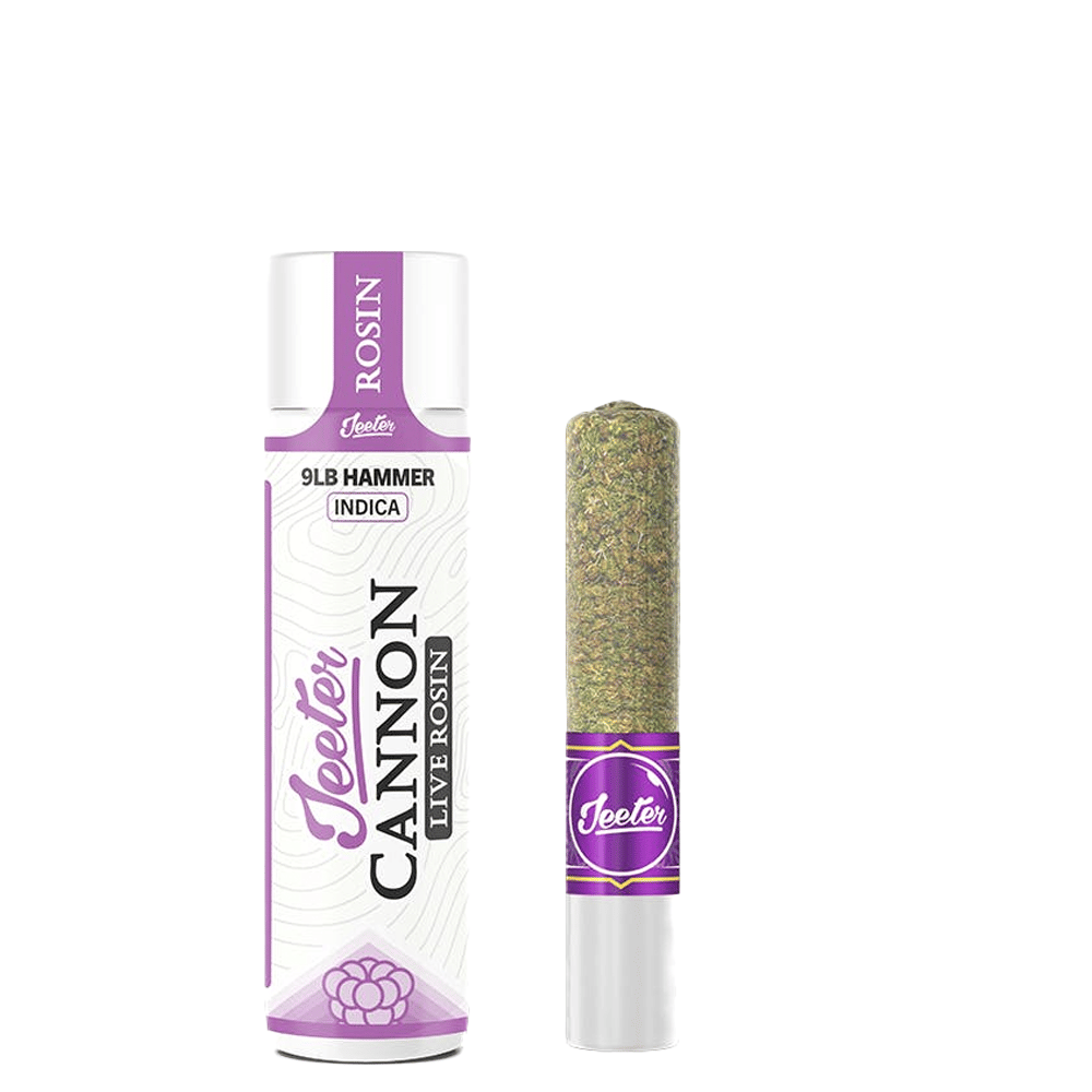 9LB Hammer Live Rosin Infused Baby Cannon Pre-roll (1.3G) - Jeeter - (1.3G) - $30 - Preroll