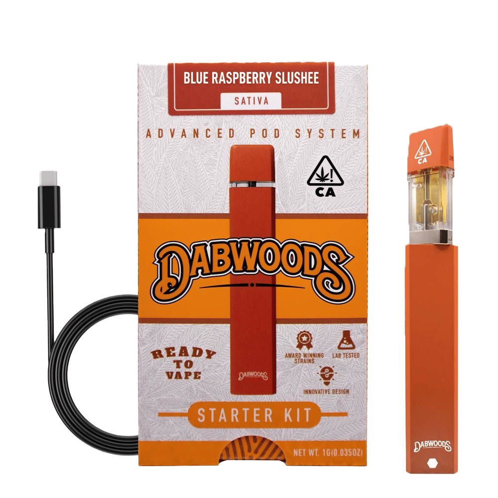 Blue Raspberry Slushee All-In-One Pod Kit (1G) - Dabwoods - null - $40 - Cartridge