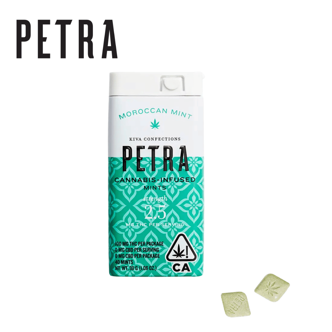 Petra - Moroccan Mint - Mints - 100mg - Kiva -  - $22.99 - Edibles