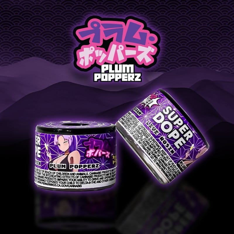 Plum Popperz - Live Rosin 1G - Super Dope - Plum Popperz Live Rosin (I) - $55 - Concentrates