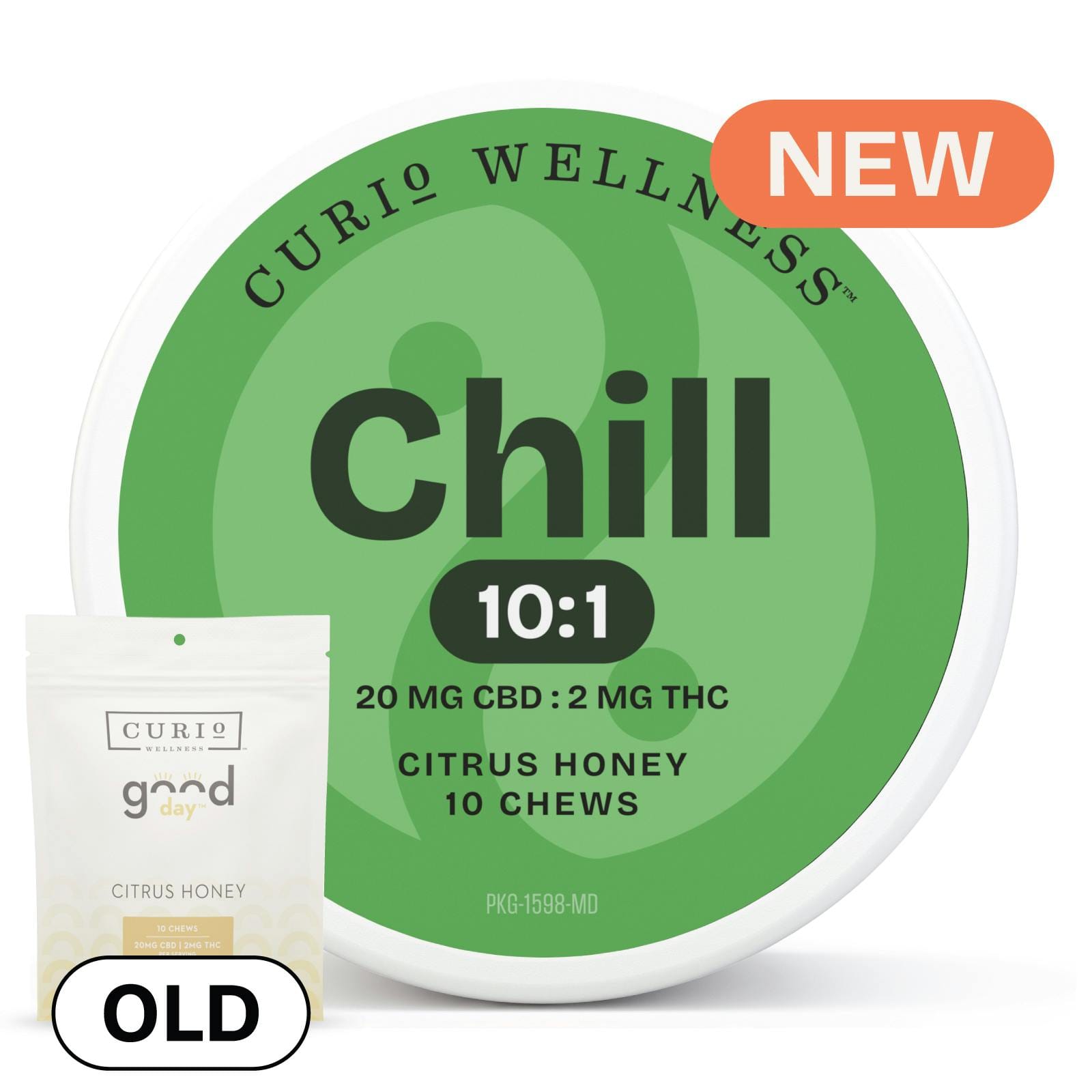 Chill Citrus Honey 2:1 THC:CBD-Chew