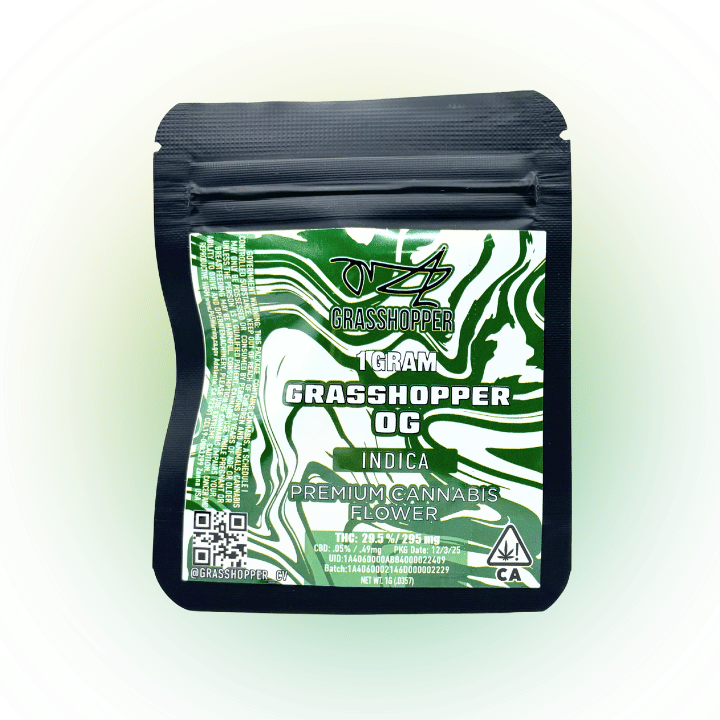 Grasshopper Premium Flower 1g - Grasshopper OG - - Grasshopper -  - $12.28 - Flowers