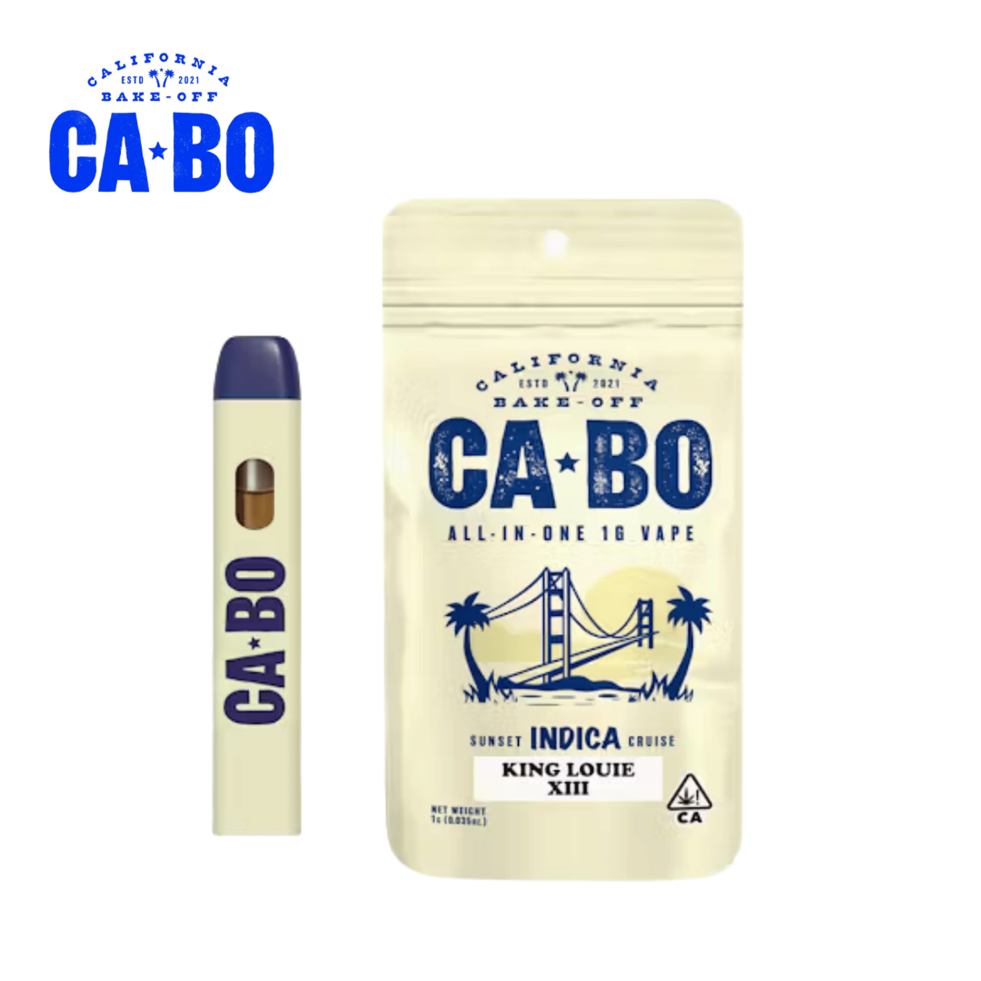 Cabo - King Louie XIII - Disposable Vape - 1g - Cabo - - $14.99 - Disposable Vapes