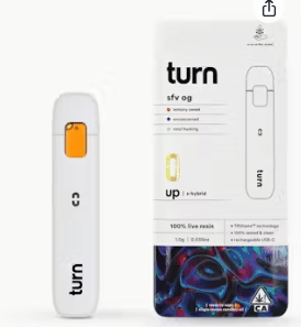 SFV OG (SH) Live Resin AIO - 1g - Turn - SFV OG (SH) - $38.60 - Cartridges