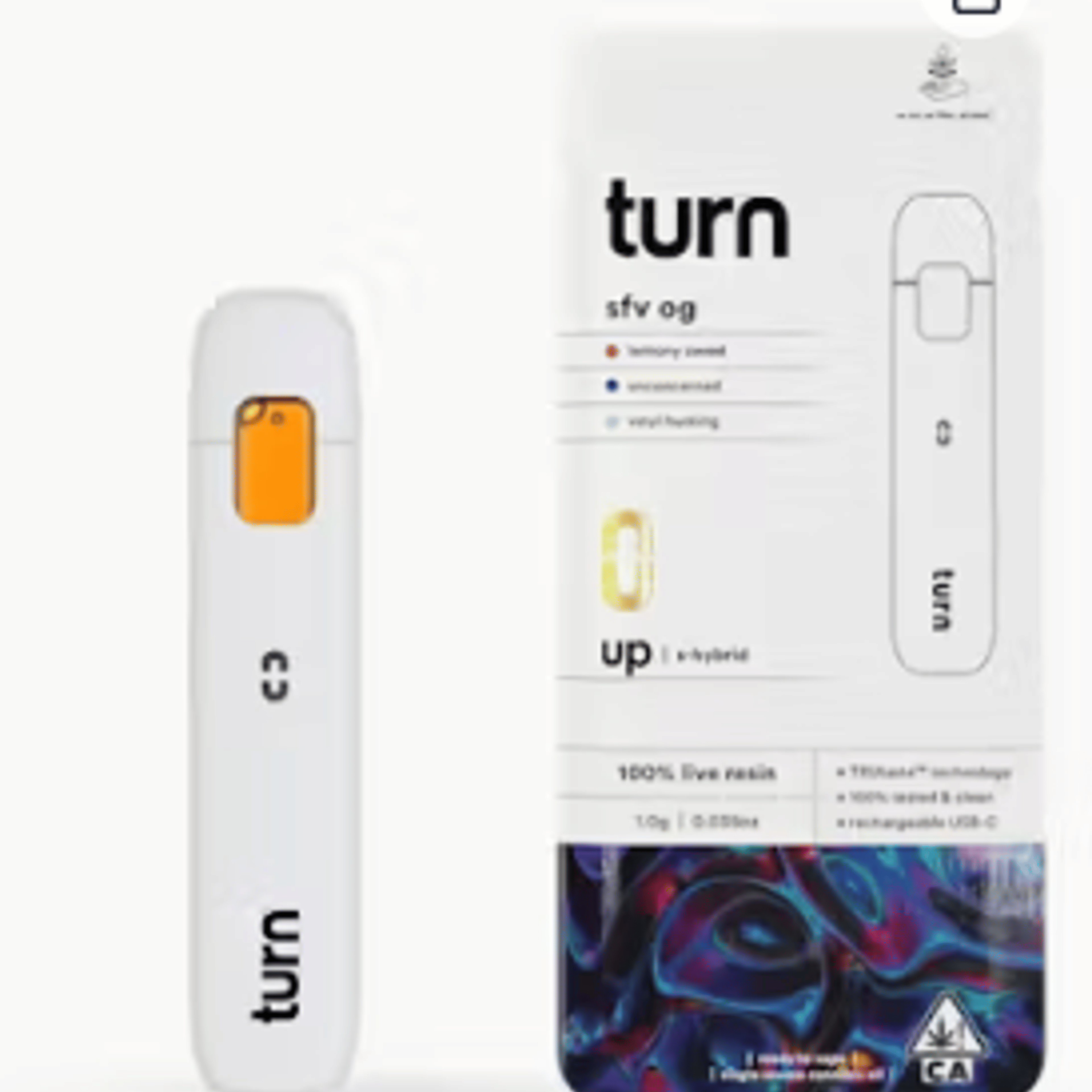 SFV OG (SH) Live Resin AIO - 1g - Turn - SFV OG (SH) - $38.60 - Cartridges