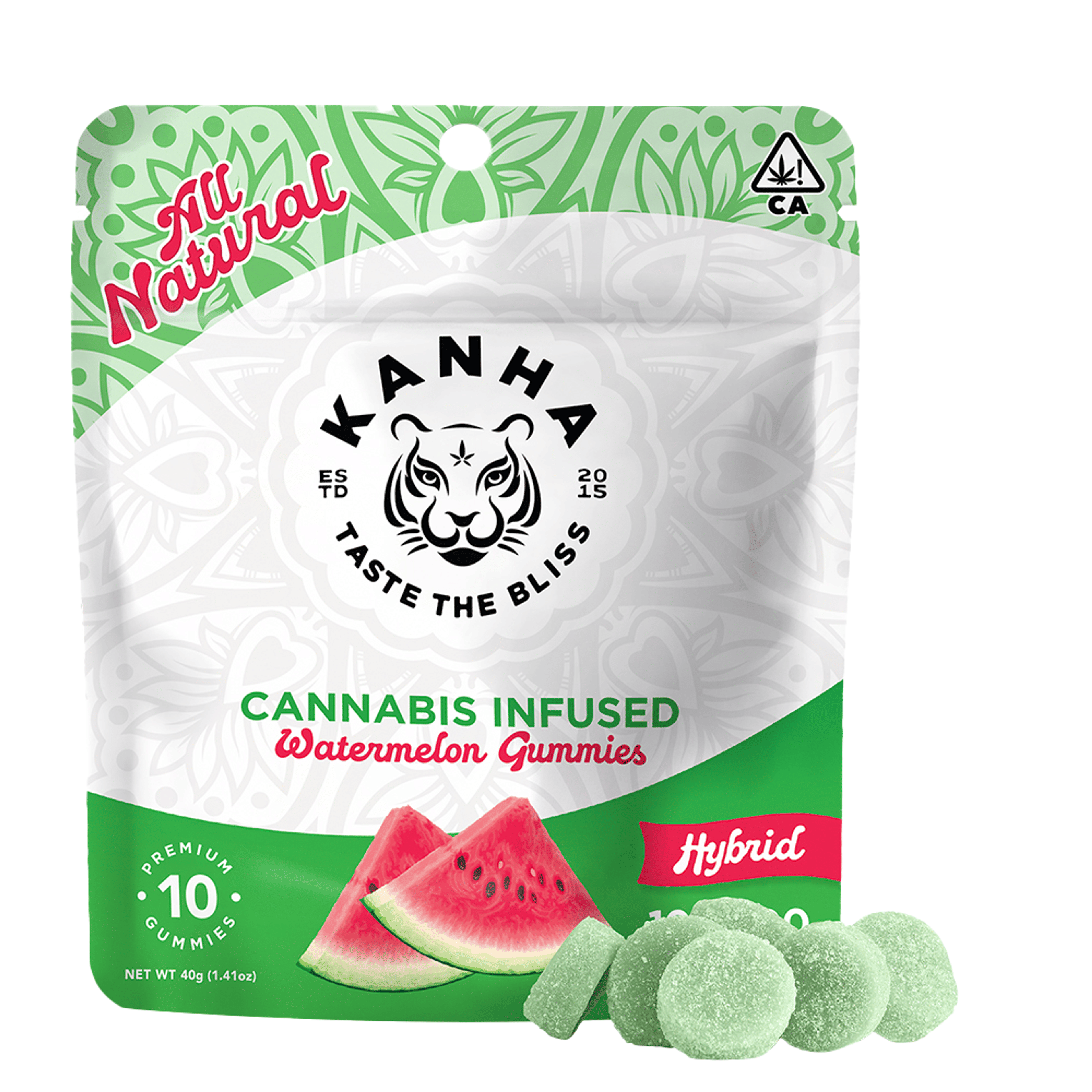 Watermelon Gummies (100Mg) (10Pk) - Kanha - null - $15 - Edible