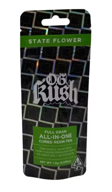OG Kush - 1g Disposable - State Flower - 1g Dispo - $21 - AIO Disposable Vapes