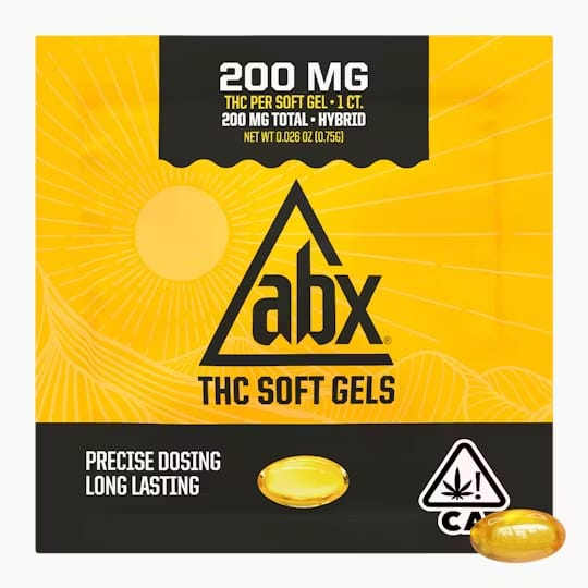 ABX — Soft Gels 200mg THC 1ct
