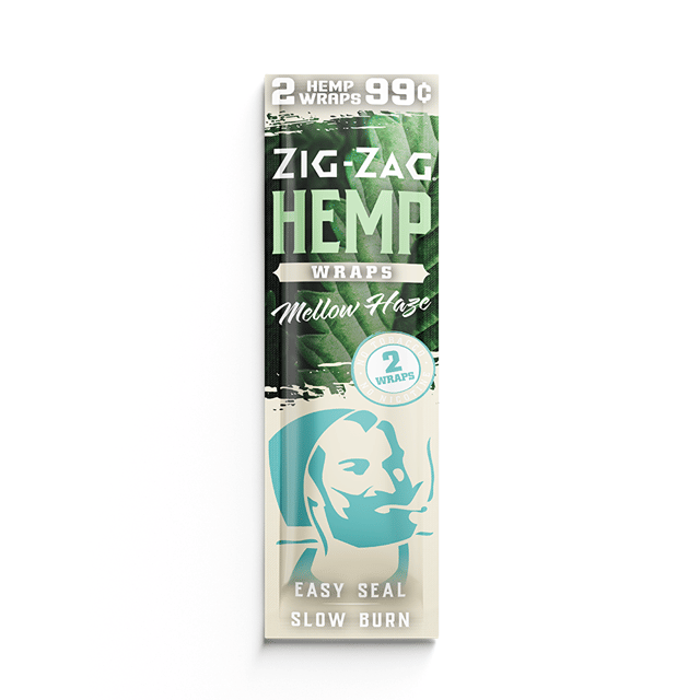 Zig Zag Hemp Wraps - Mellow Haze 2pk