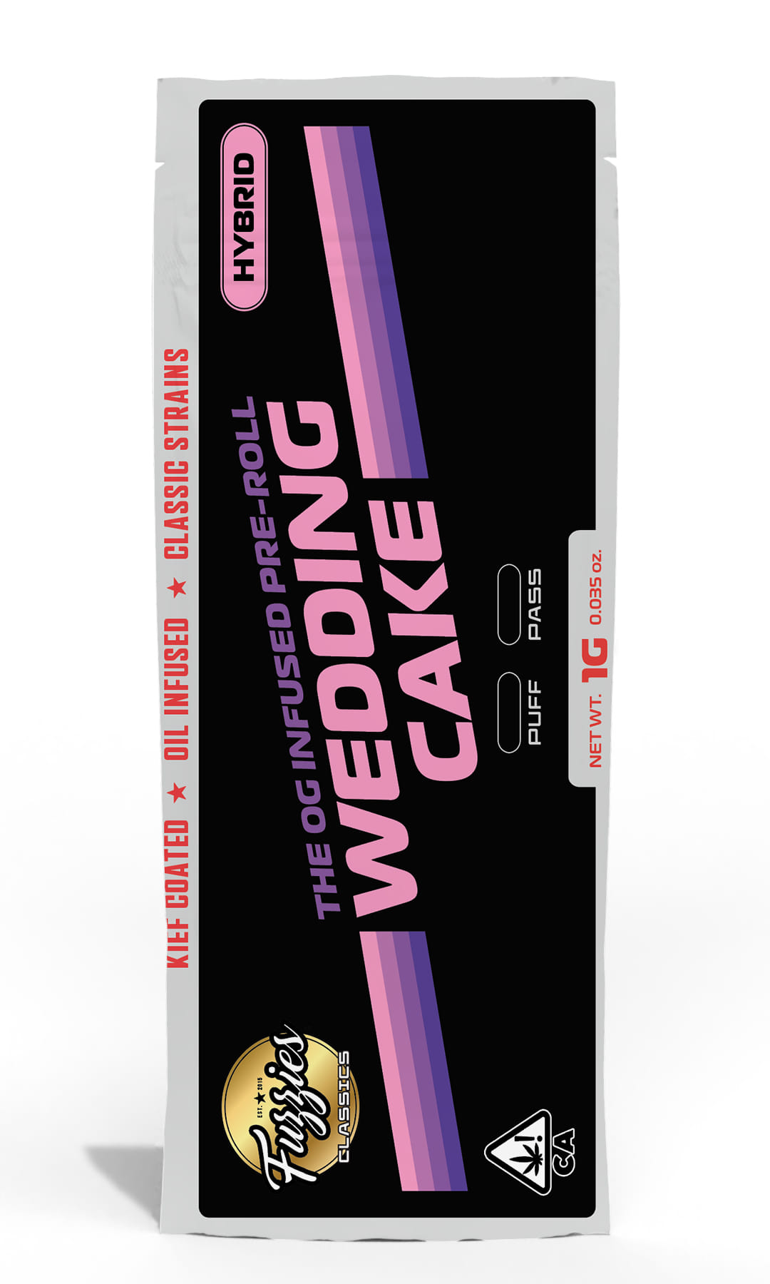 Wedding Cake 'Classics' Infused 1g Preroll - Fuzzies -  - $8 - Preroll