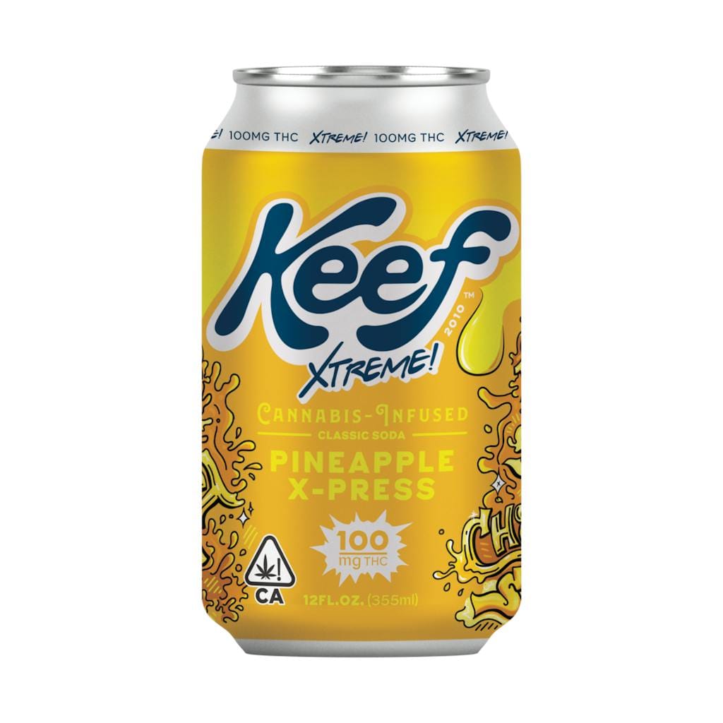 Pineapple X-Press Xtreme Soda - 100mg - Keef - 100mg Drink - $14 - Drinks