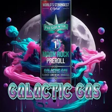 Presidential - Galactic Gas - Moon Rock Pre-Roll - 1g - Presidential - Pre-Roll - $12.99 - Pre-Rolls
