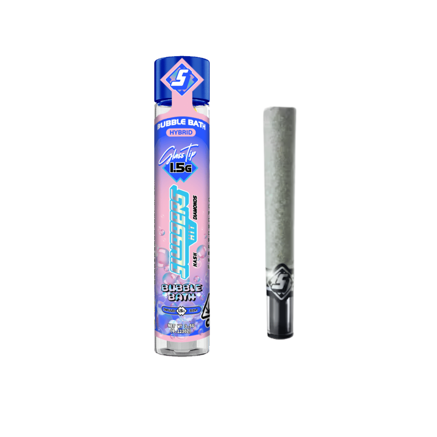 Bubble Bath Infused 1.5g Preroll - Sluggers Hit -  - $15.50 - Preroll