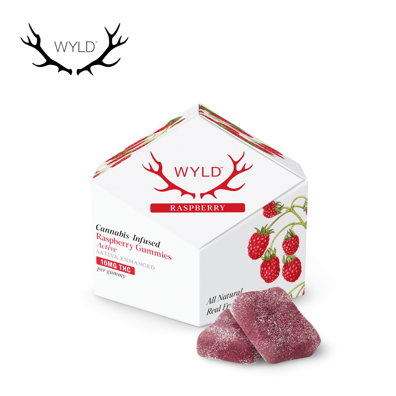 WYLD - Raspberry - Gummies - 100mg THC - Wyld -  - $11.99 - Edibles