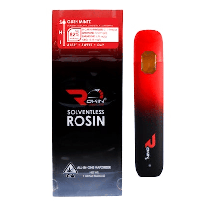 Rokin: Redline Rosin - Gush Mintz - AIO 1.0g - Rokin Cannabis -  - $50 - All-In-One Pens