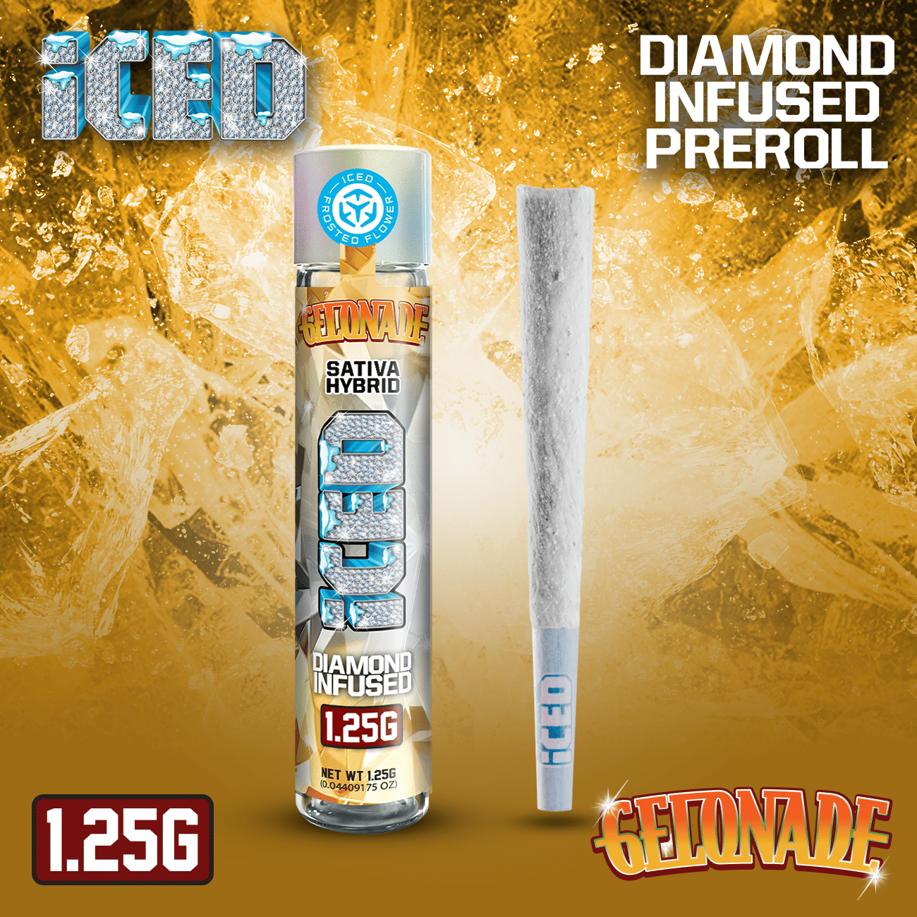 Gelonade - 1.25g Infused Preroll - ICED - Infused PR - Sativa - $14 - Infused Preroll