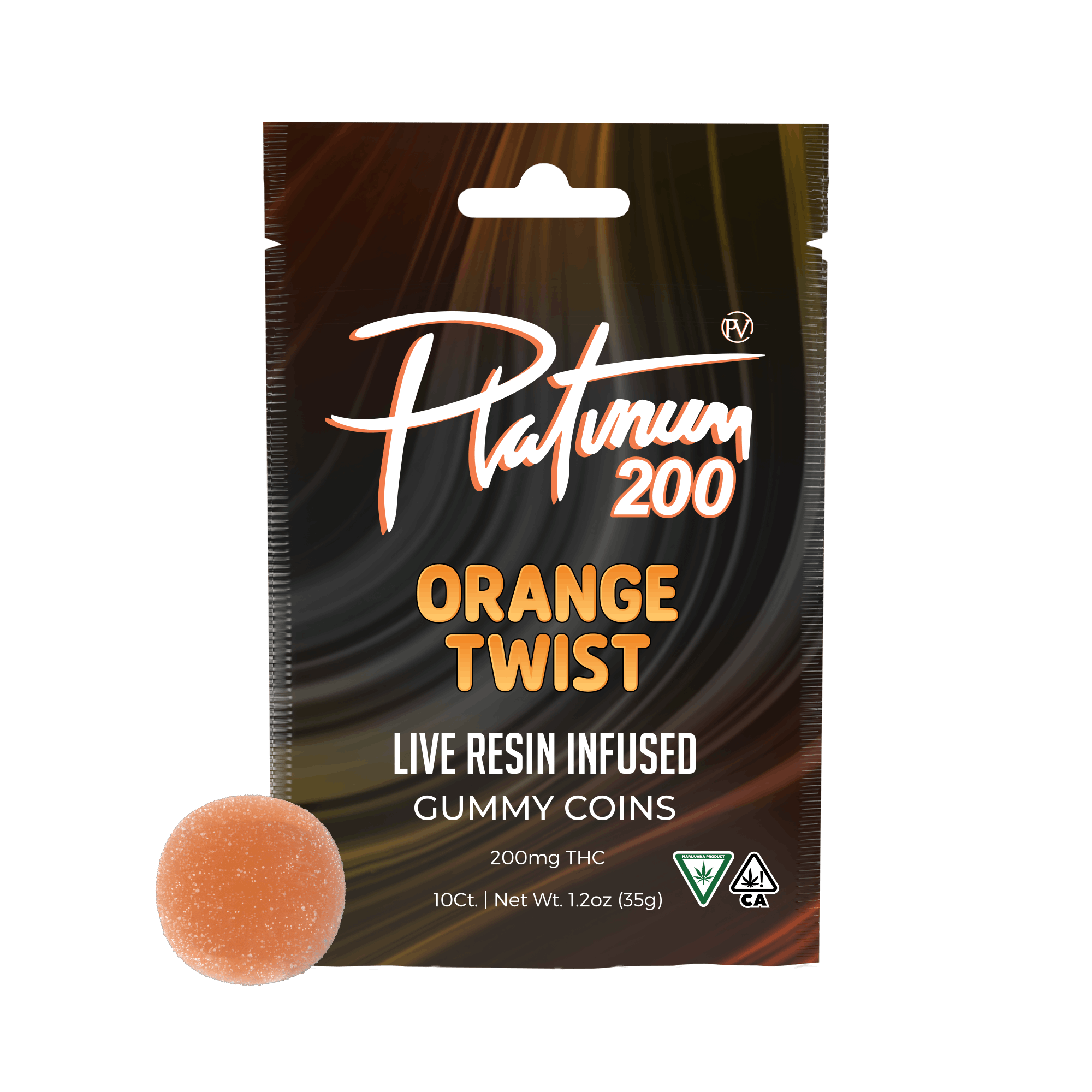 Platinum Vape — Orange Twist Coins