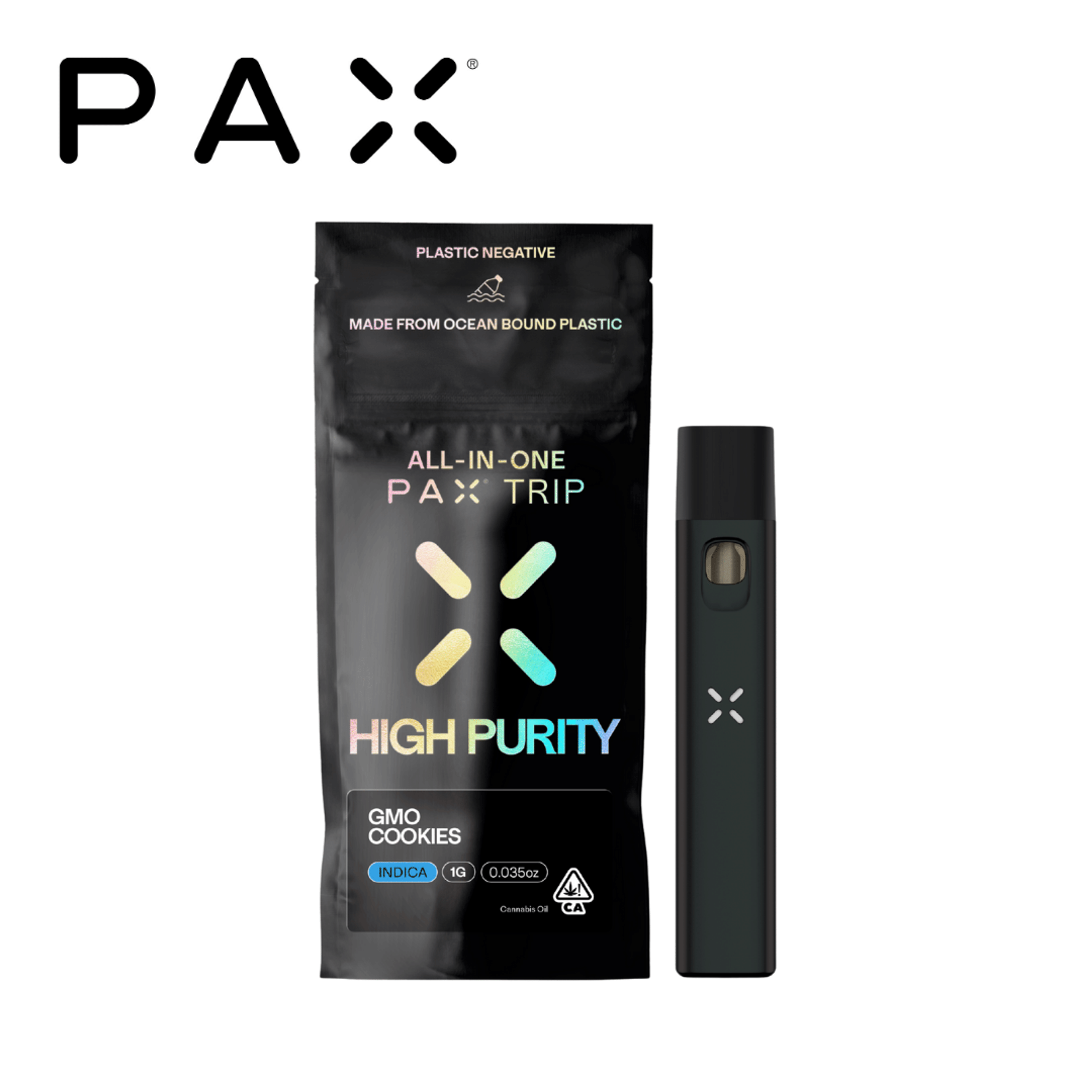 PAX - GMO Cookies - Trip High Purity AIO - 1g - PAX - GMO AIO - $25.99 - Disposable Vapes