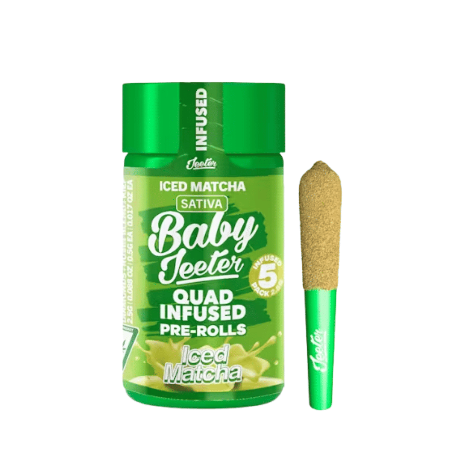 Iced Matcha Infused Baby 5pk Prerolls - Jeeter -  - $37.74 - Preroll