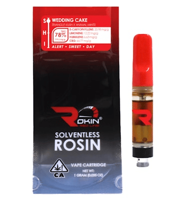 Rokin: Redline Rosin - Wedding Cake - Cartridge 1.0g - Rokin Cannabis -  - $45 - Standard Cartridges
