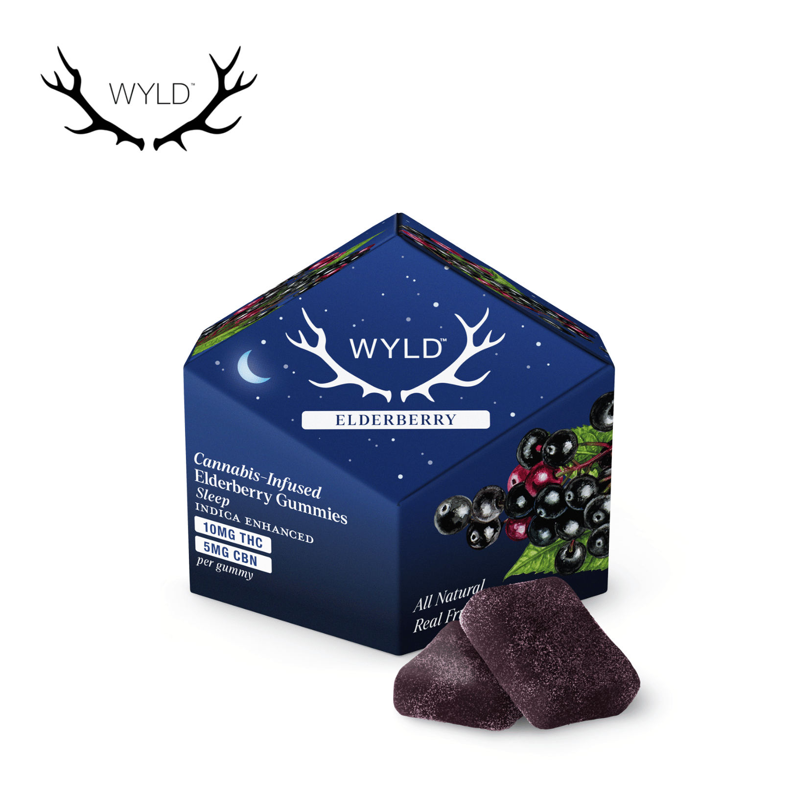 WYLD - Elderberry - Gummies - 100mg THC + 50mg CBN - Wyld -  - $14.99 - Edibles