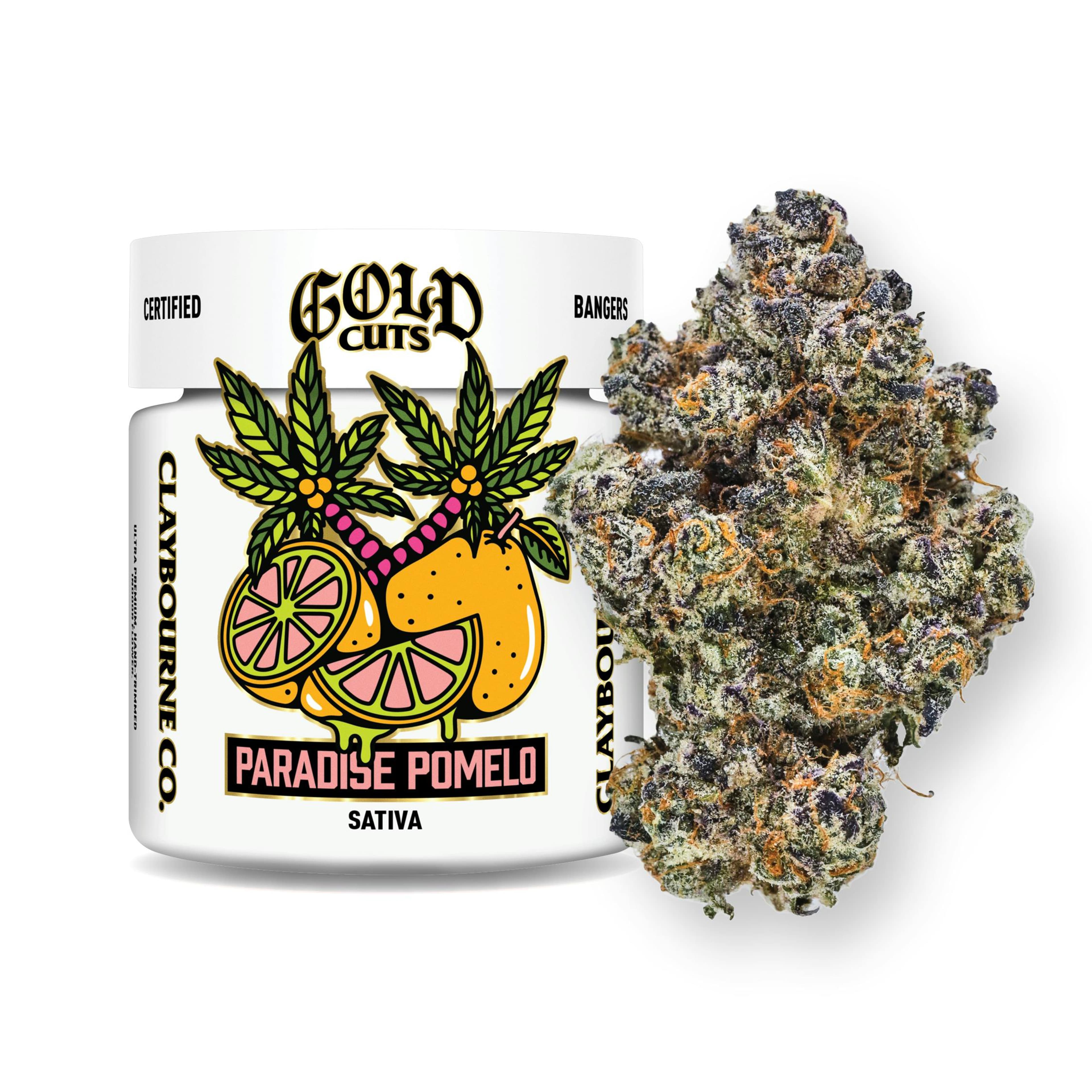 Claybourne Co: Paradise Pomelo | Gold Cuts - 3.5g - Claybourne Co. - - $55 - Flower