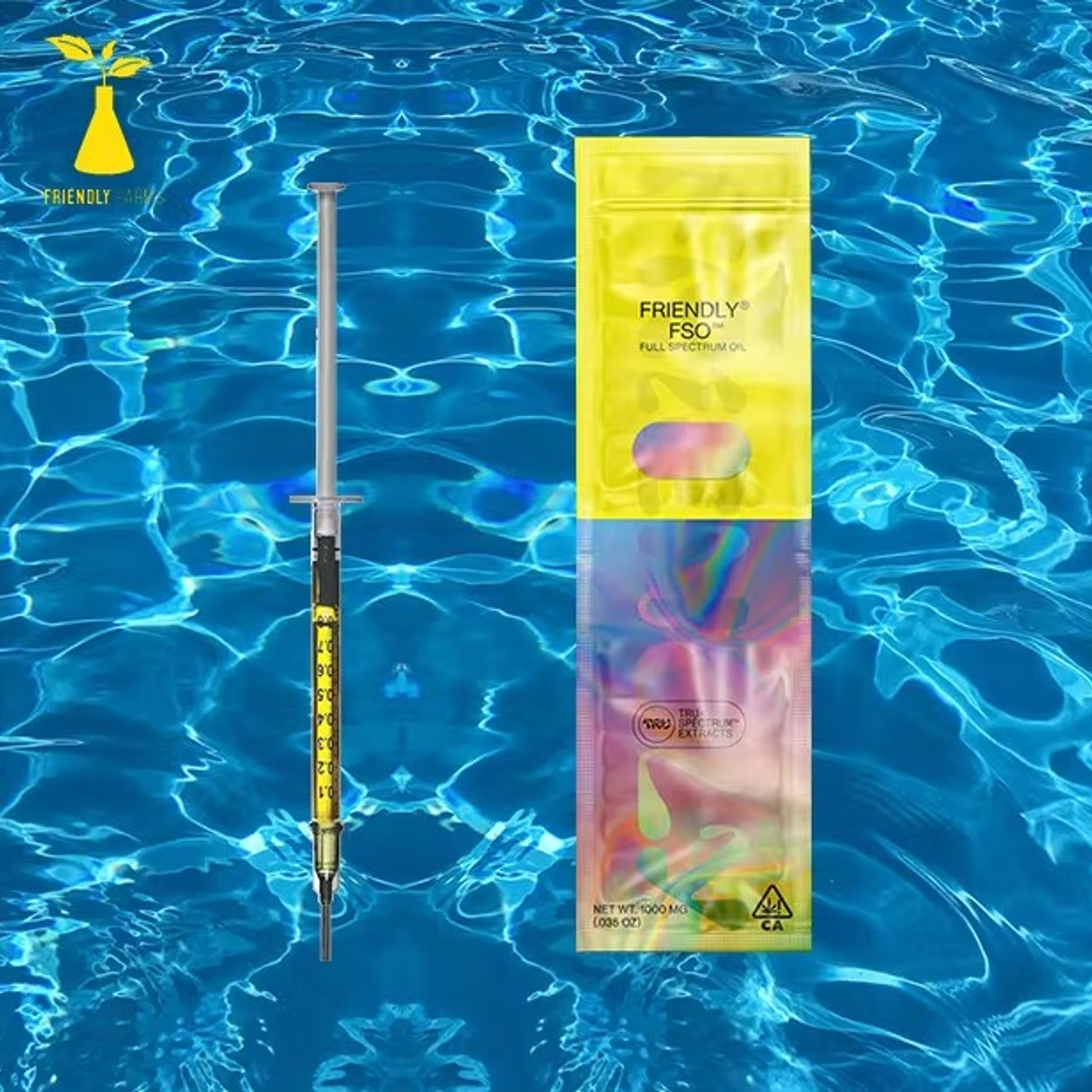 Friendly x L.A. Family Farms - Pink Z - Cured Nuresin Full Spectrum Oil (FSO) - 1g - Friendly - FSO - $24.99 - Tincture & FSO & Capsule