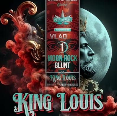 Presidential x Vlad TV - King Louis - Moon Rock Blunt - 1.5g - Presidential -  - $18.99 - Blunts