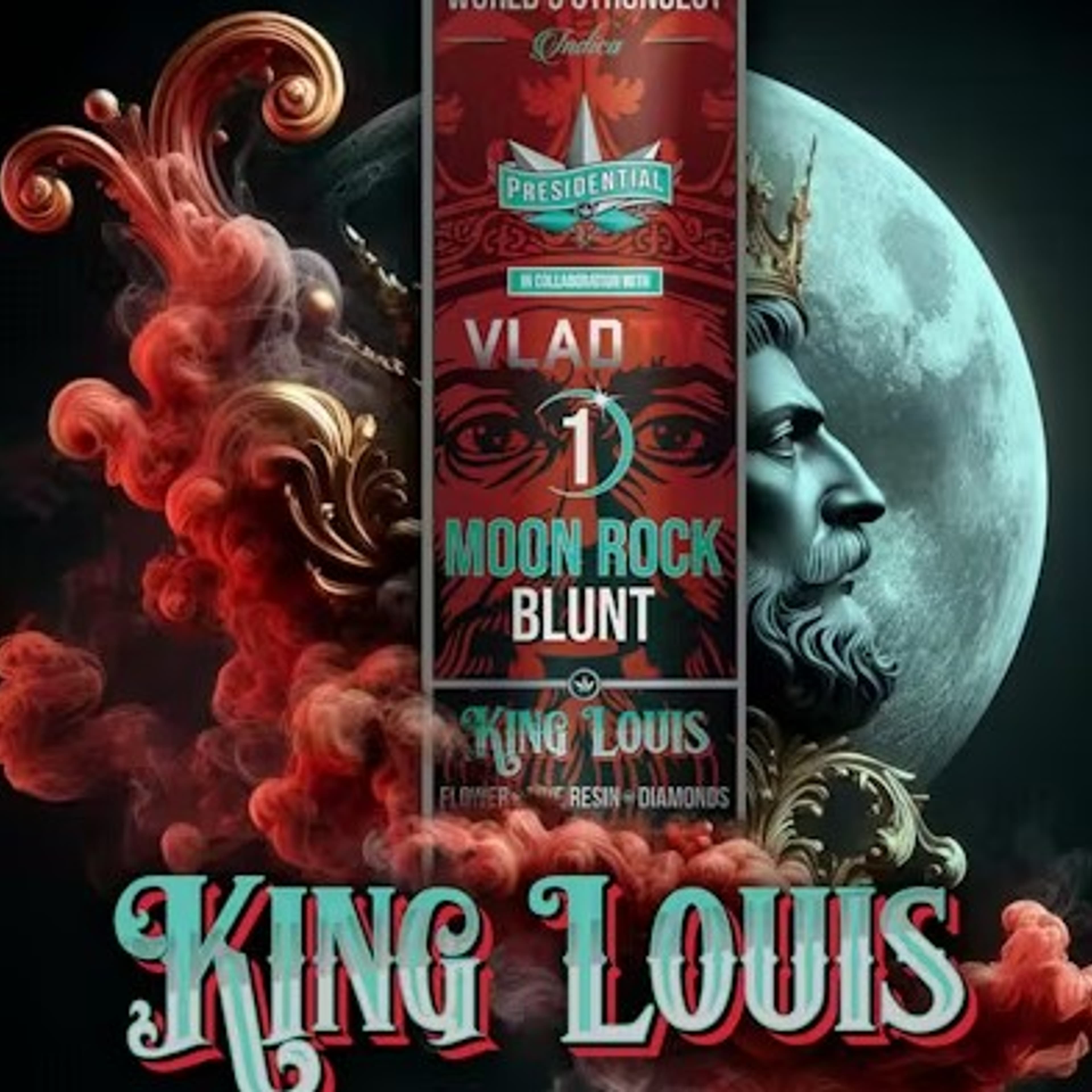 Presidential x Vlad TV - King Louis - Moon Rock Blunt - 1.5g - Presidential - - $18.99 - Blunts
