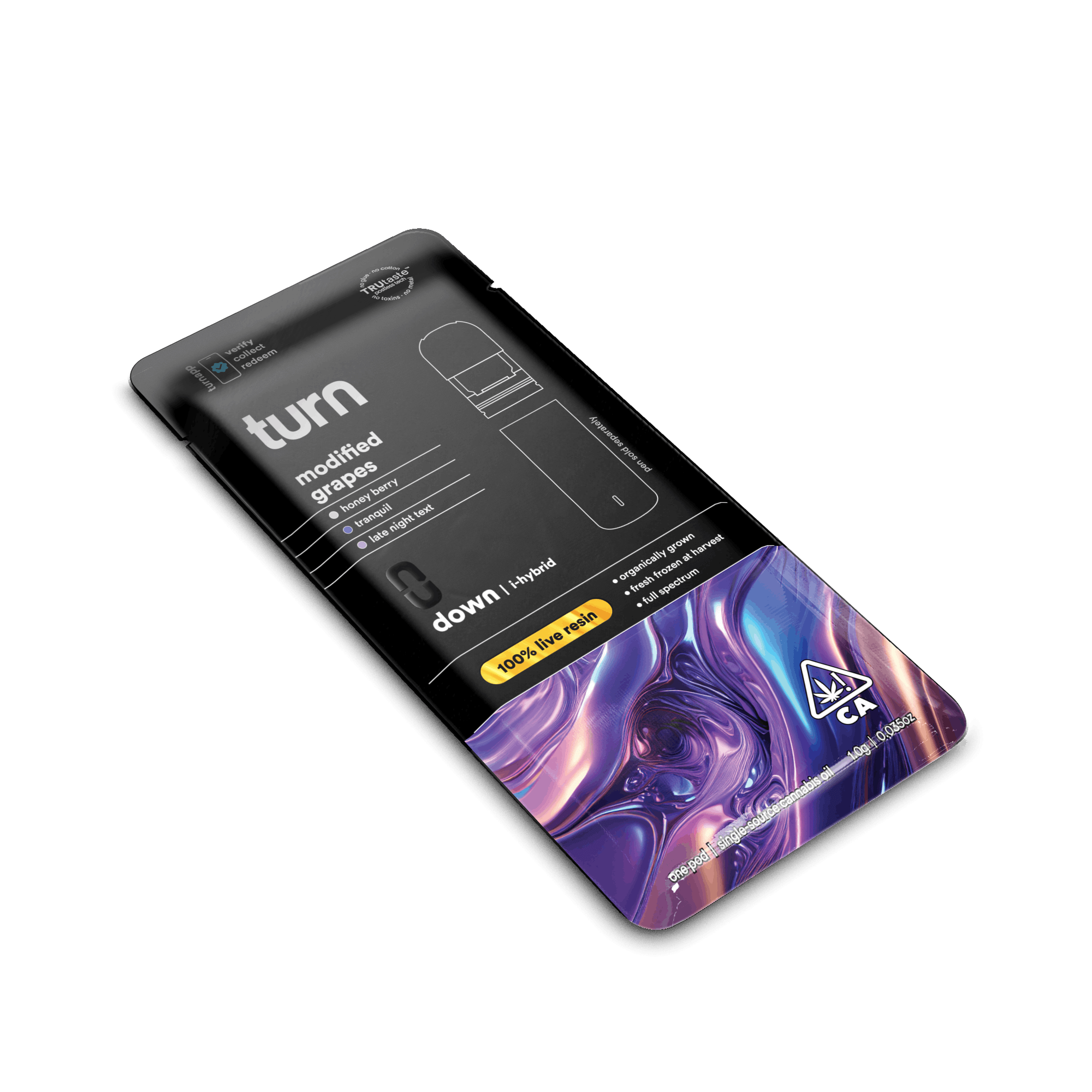 Modified Grapes 1g Live Resin Pod - turn -  - $39 - Vape Pod