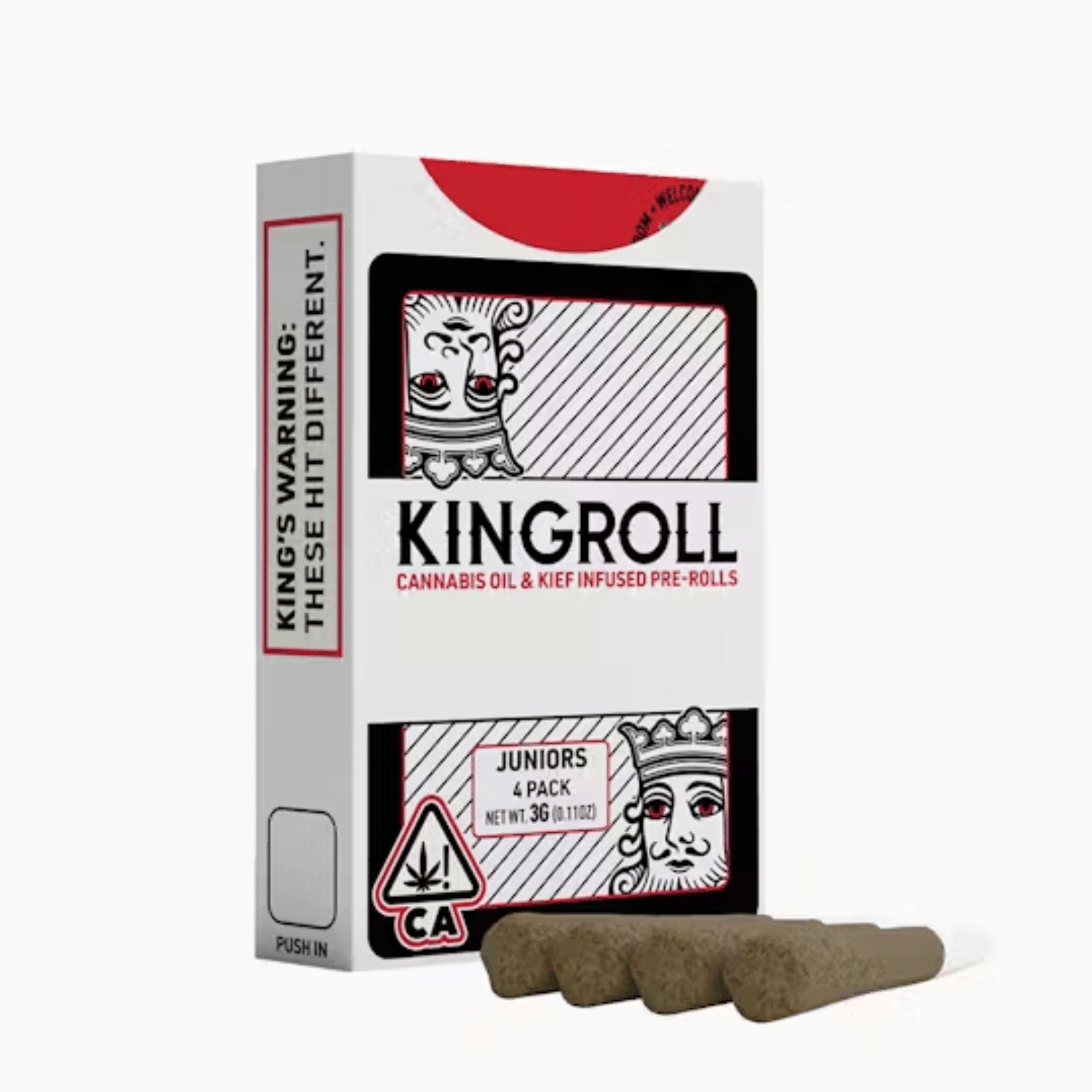 Hybrid Variety "Dealer's Choice" Infused Kingroll 4pk - Kingpen - - $33 - Preroll