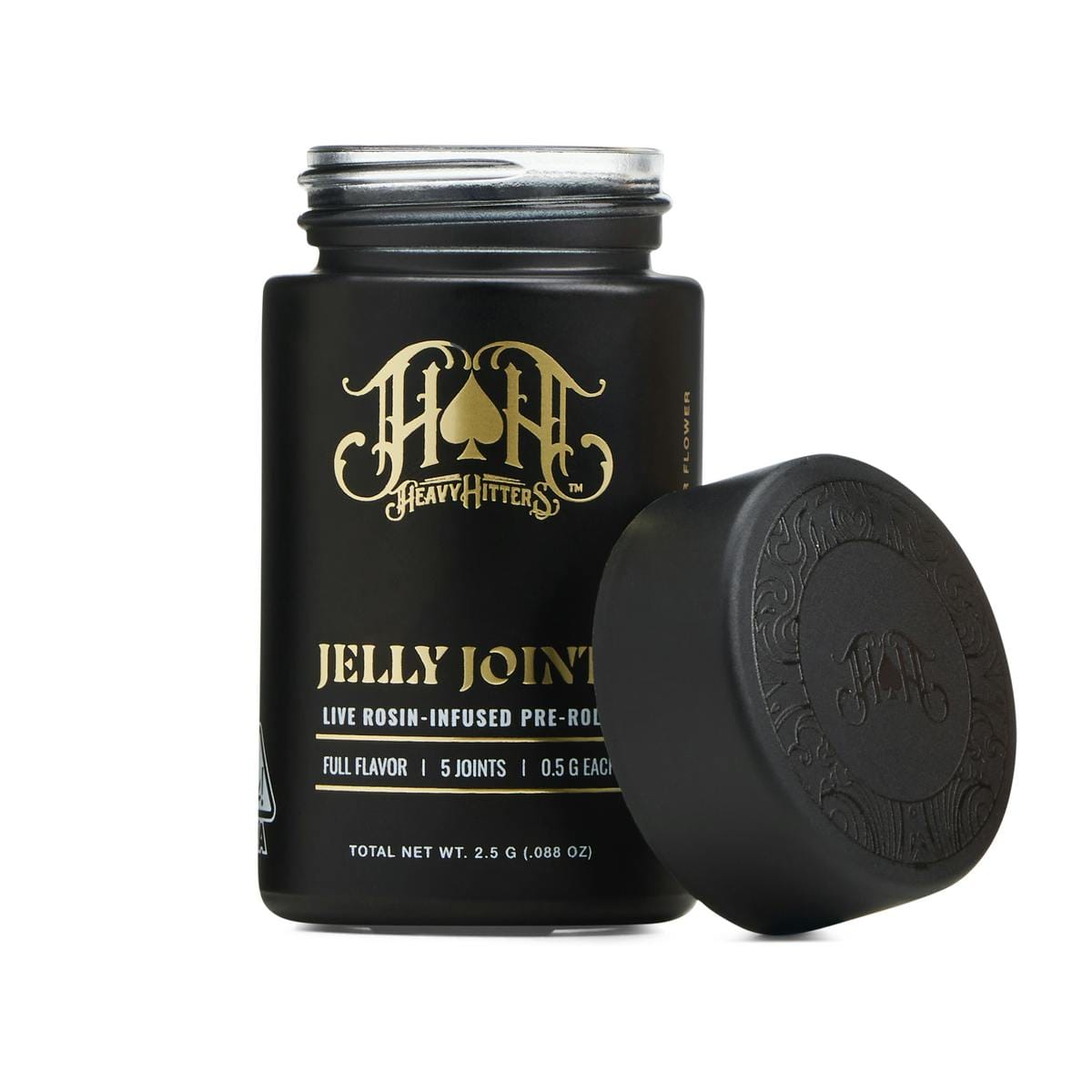 Spray Tan (Flower) x Roasted Garlic Margy (Rosin) Infused Jelly Joints 5 Pack - 2.5g - Heavy Hitters -  - $44 - Infused Pre-Rolls