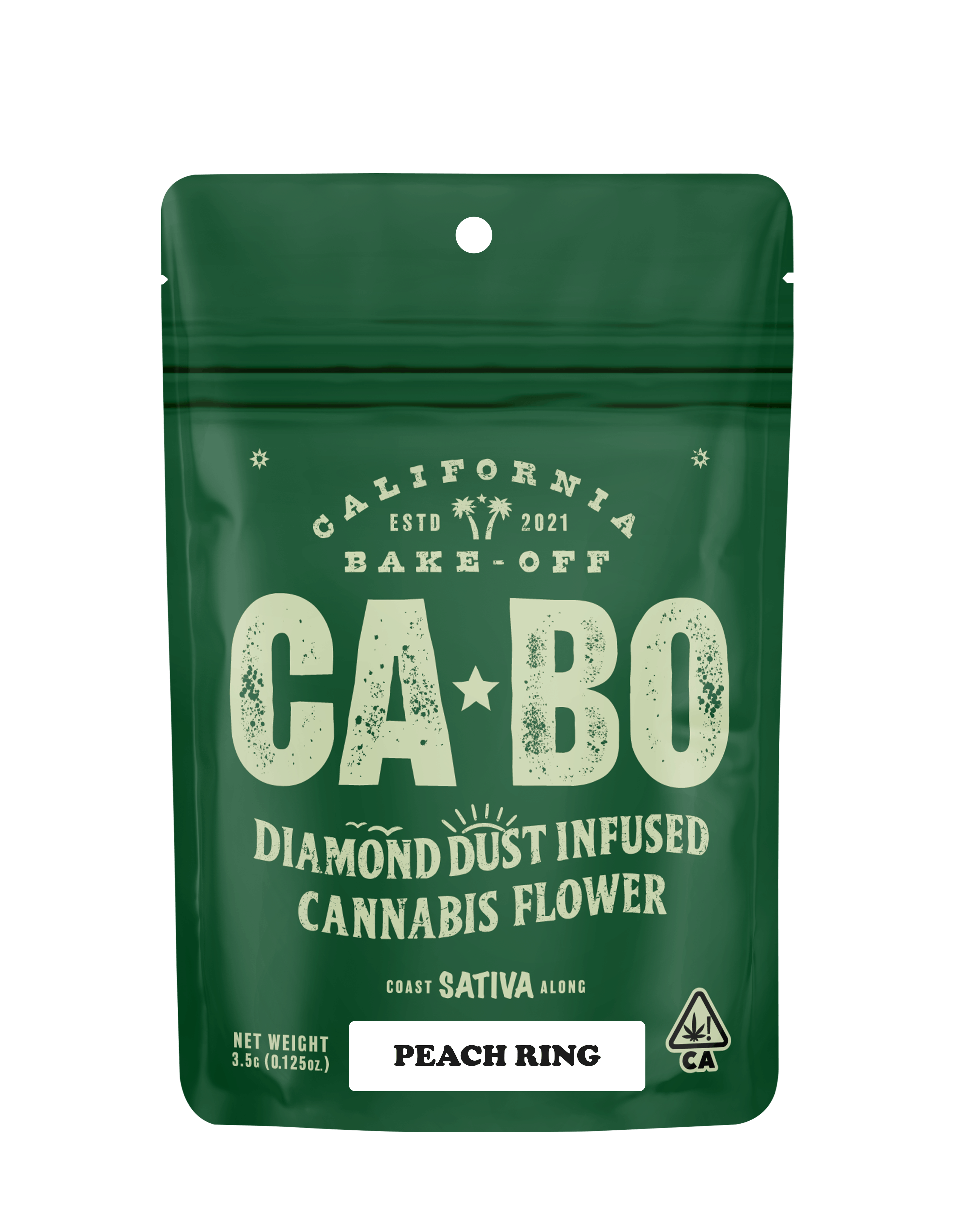 Peach Ring 3.5g Diamond Dust Infused - CABO -  - $18.75 - Flowers