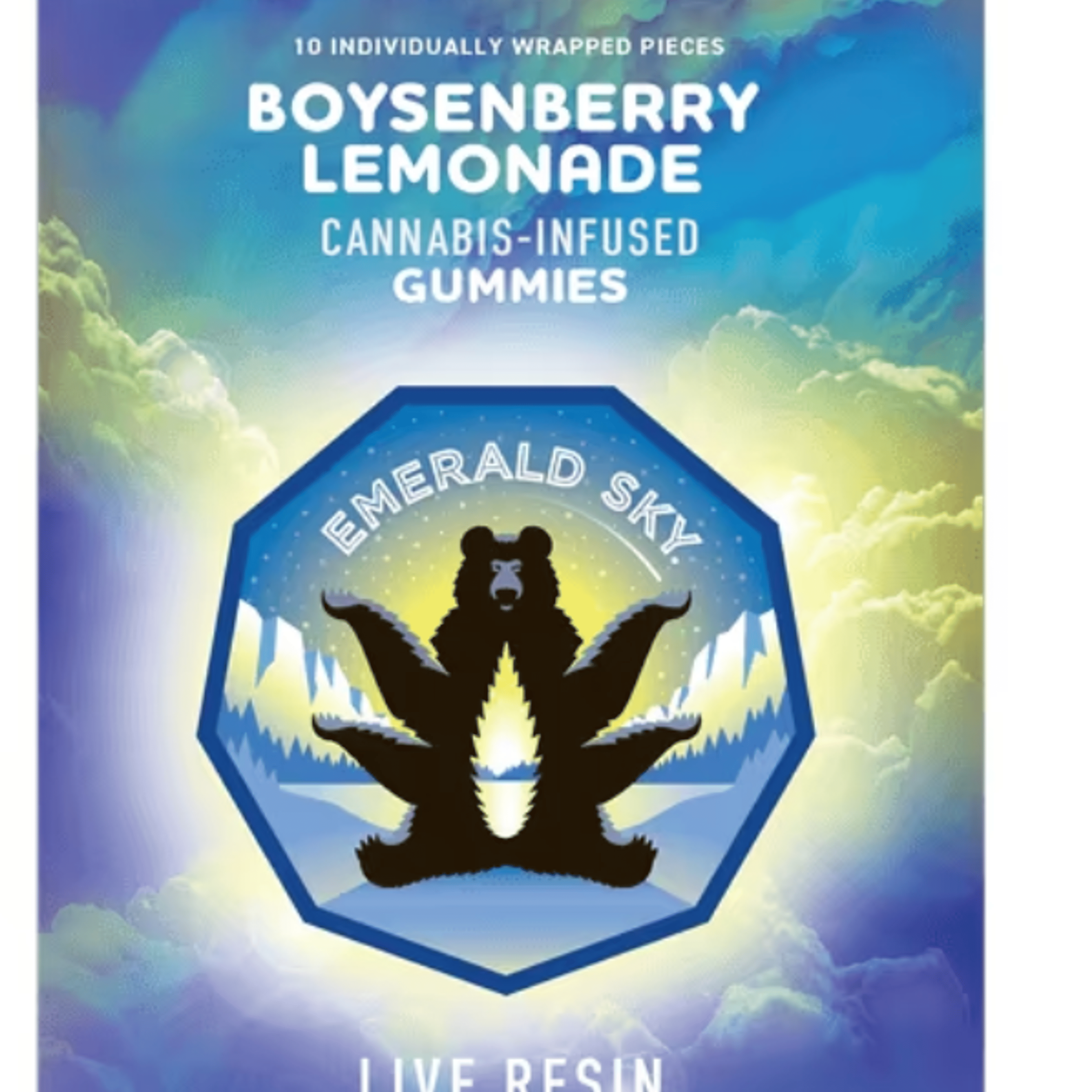 BOYSENBERRY LEMONADE LIVE RESIN GUMMY - Emerald Sky - - $11.25 - Edibles