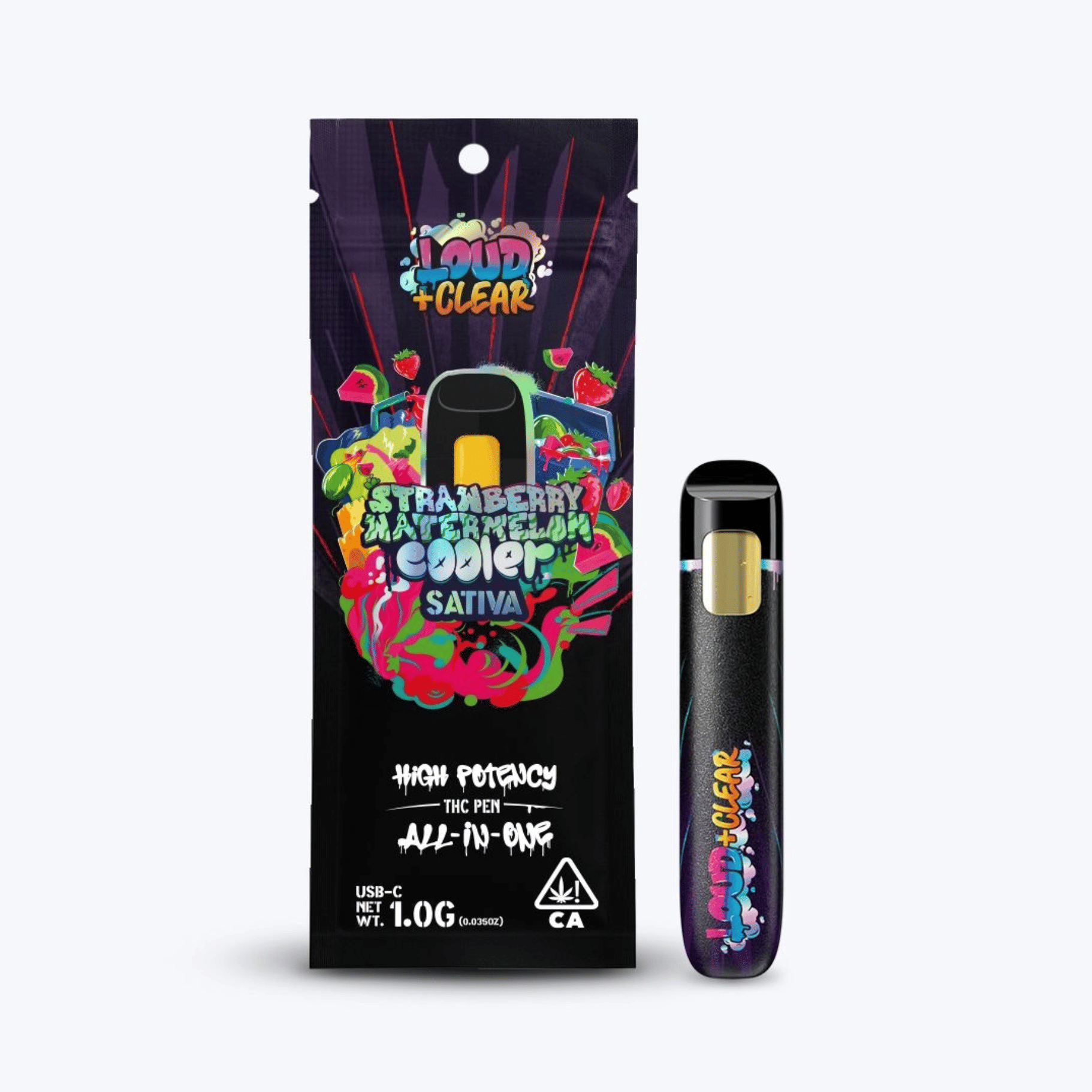 Loud + Clear — Strawberry Watermelon Cooler High Potency