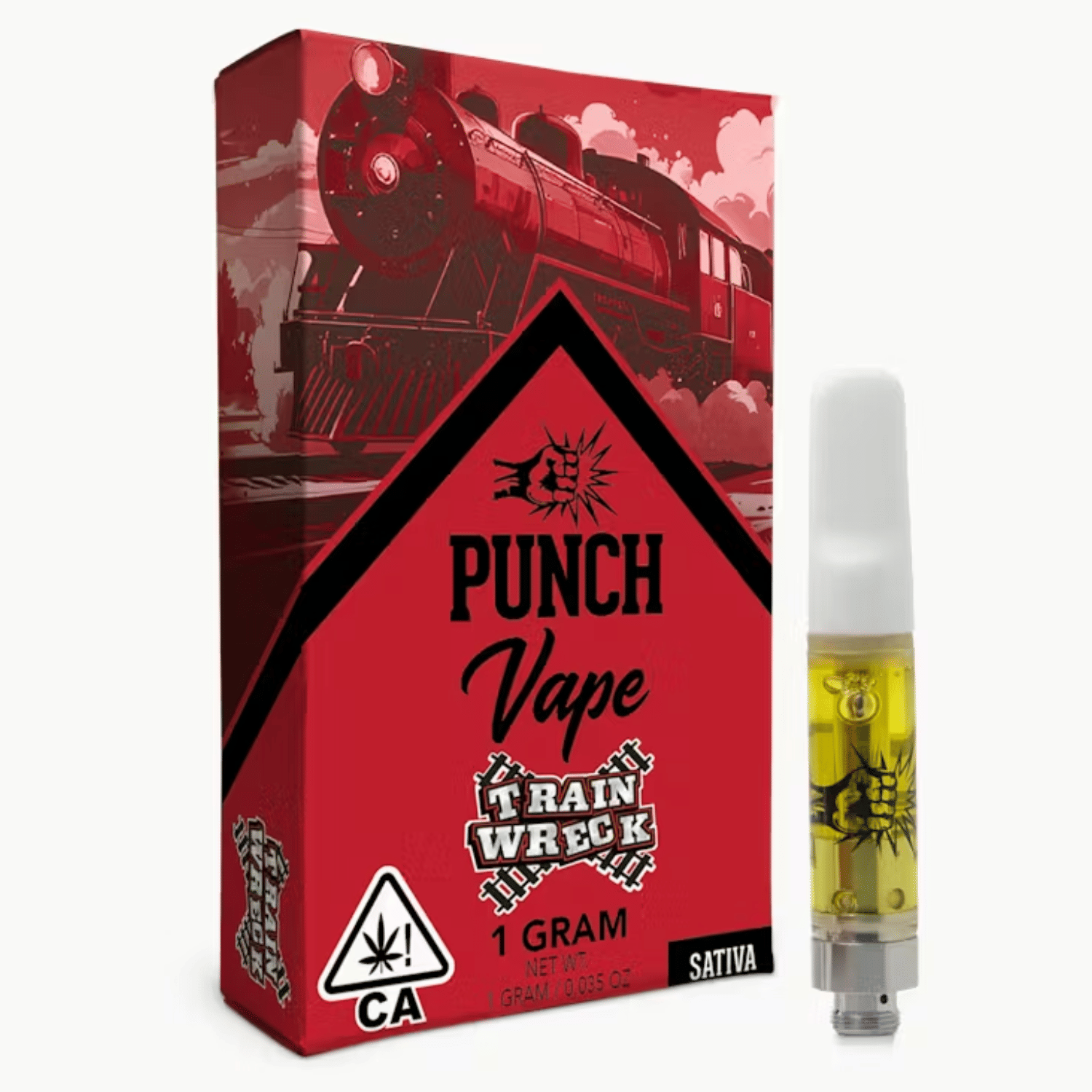 Trainwreck Cart 1g - Punch Extracts -  - $17.50 - Vapes
