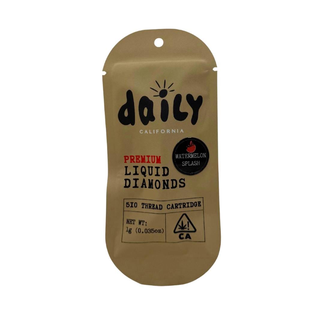 Watermelon Splash - 1g Liquid Diamonds Cartridge - Daily - 1g Cart - Hybrid - $19 - 510 Cartridges