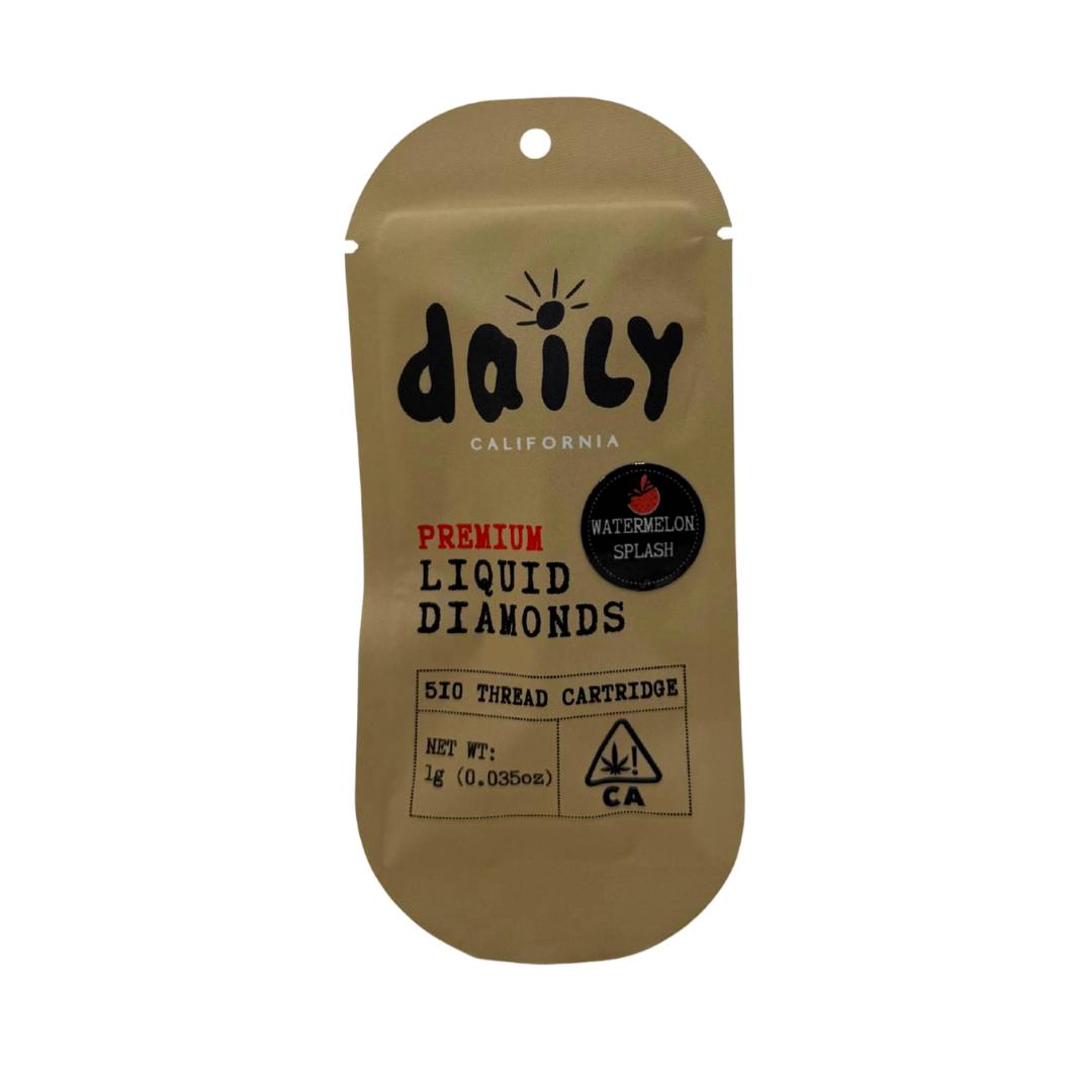 Watermelon Splash - 1g Liquid Diamonds Cartridge - Daily - 1g Cart - Hybrid - $19 - 510 Cartridges