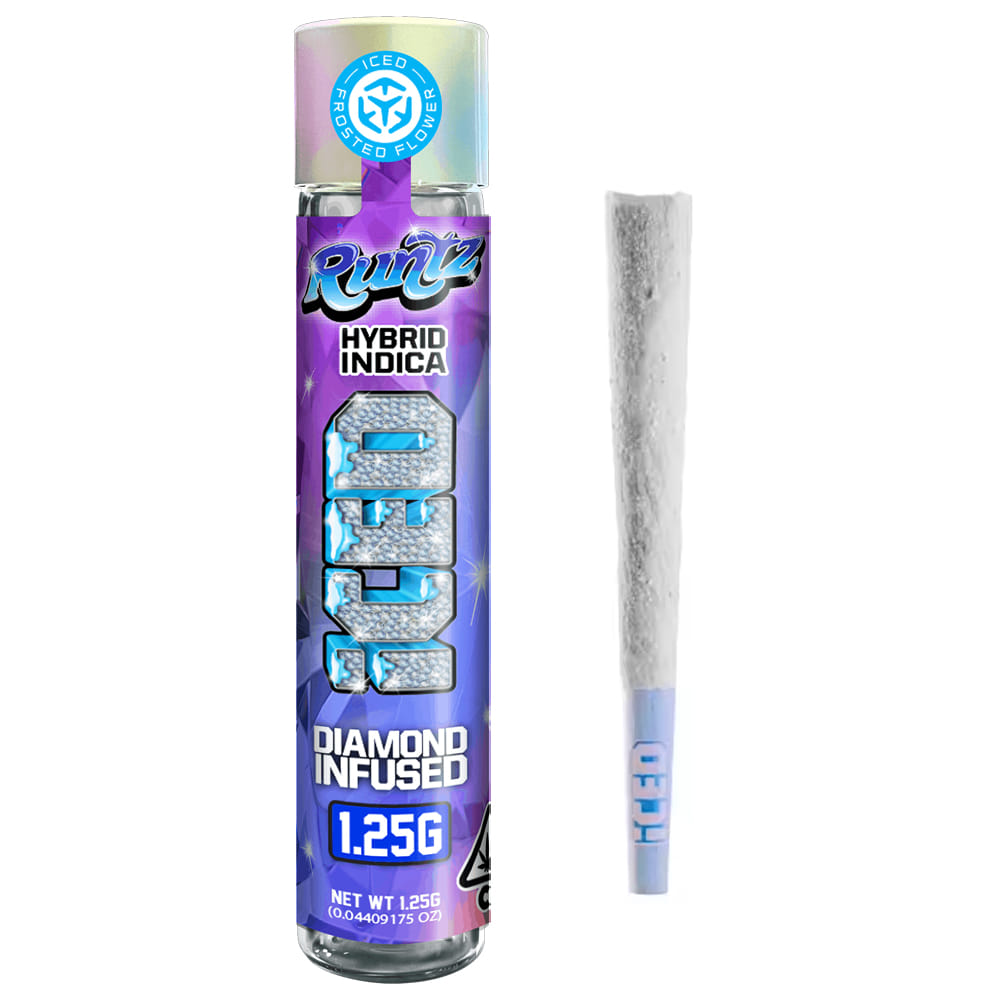 Runtz (I/H) 1.25g Infused Preroll - Iced - Runtz (I/H) - $15 - Pre-Rolls