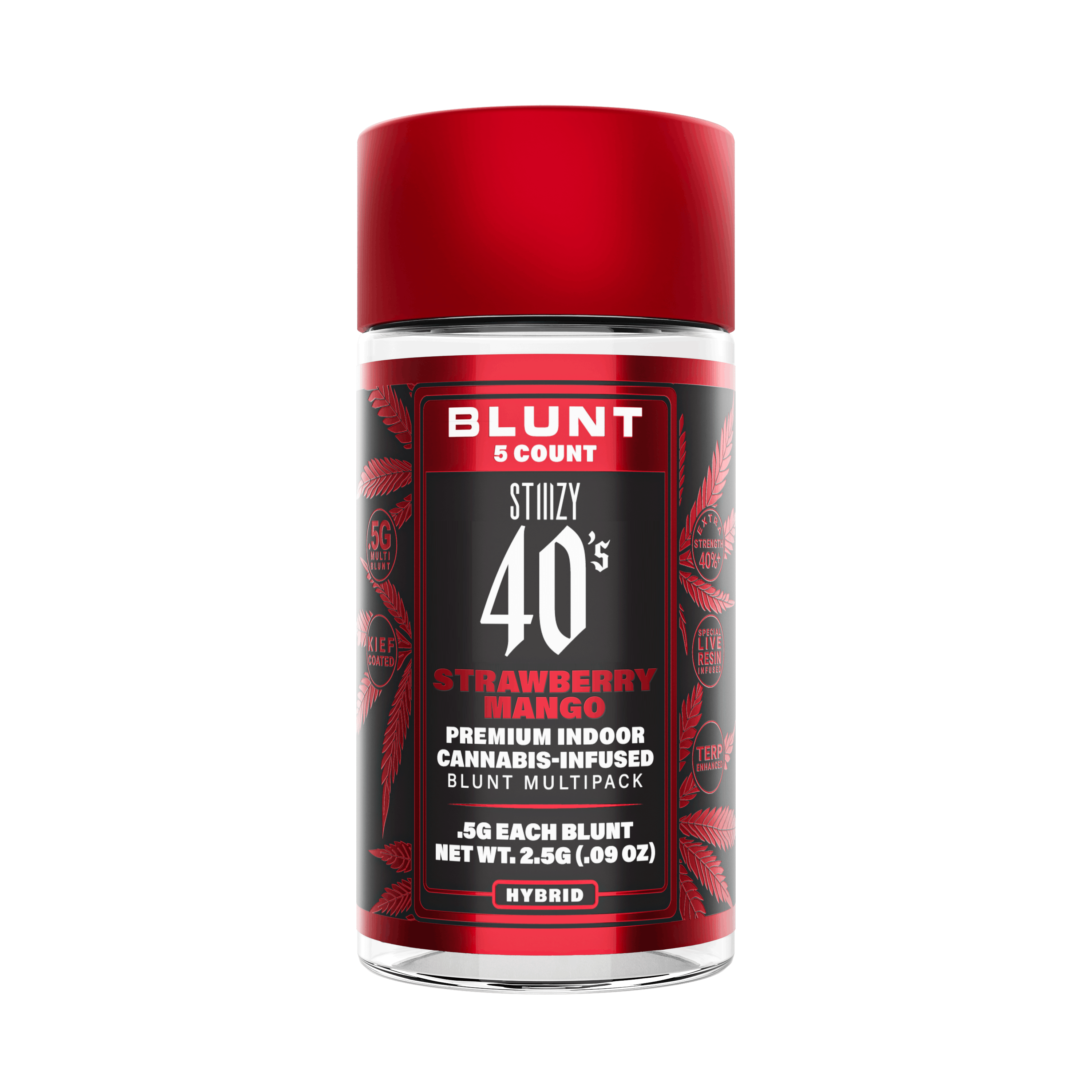 Strawberry Mango - 40's Mini Blunts - STIIIZY - 2.5g (5-Pack) - $35.99 - Infused Pre-Rolls