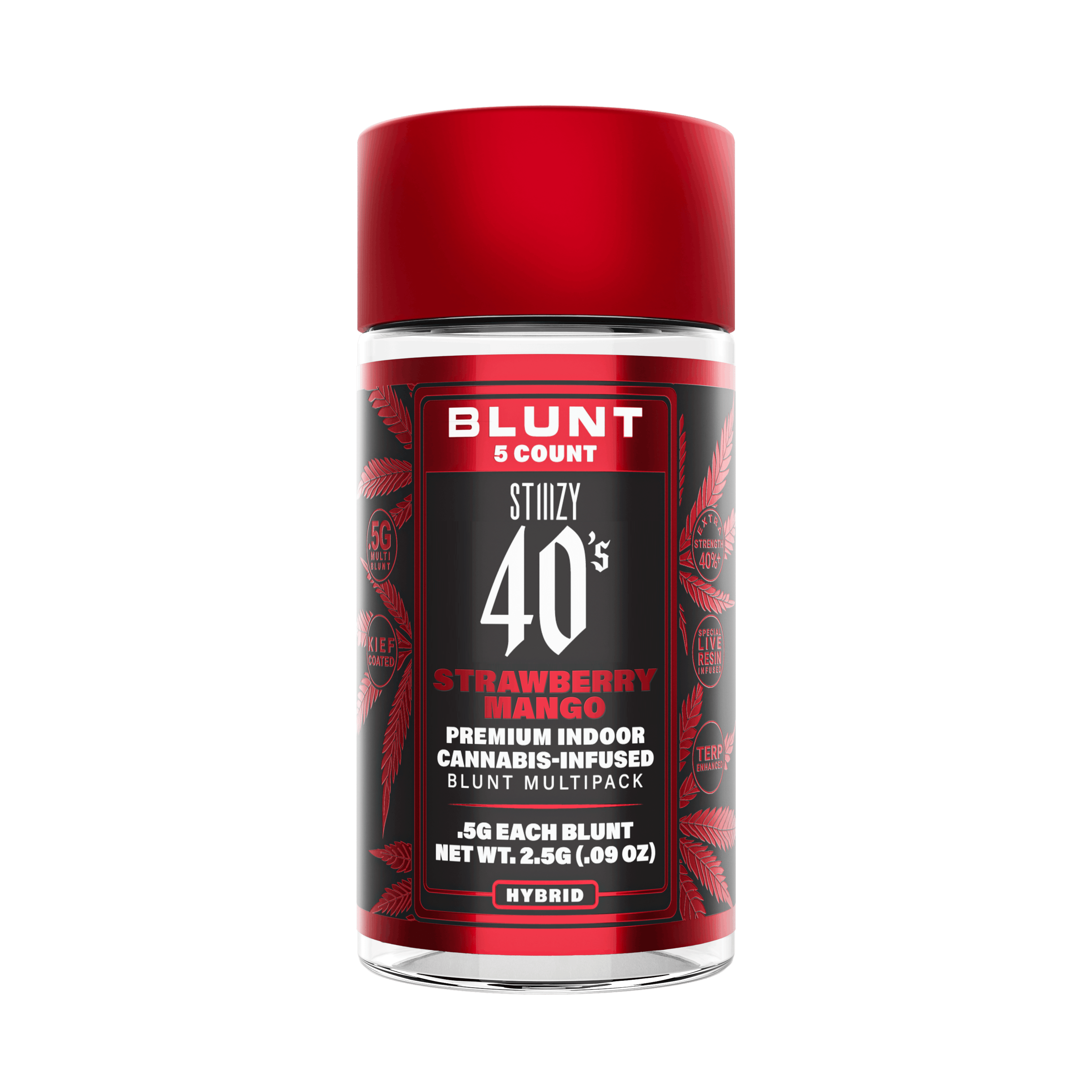 Strawberry Mango - 40's Mini Blunts - STIIIZY - 2.5g (5-Pack) - $35.99 - Infused Pre-Rolls